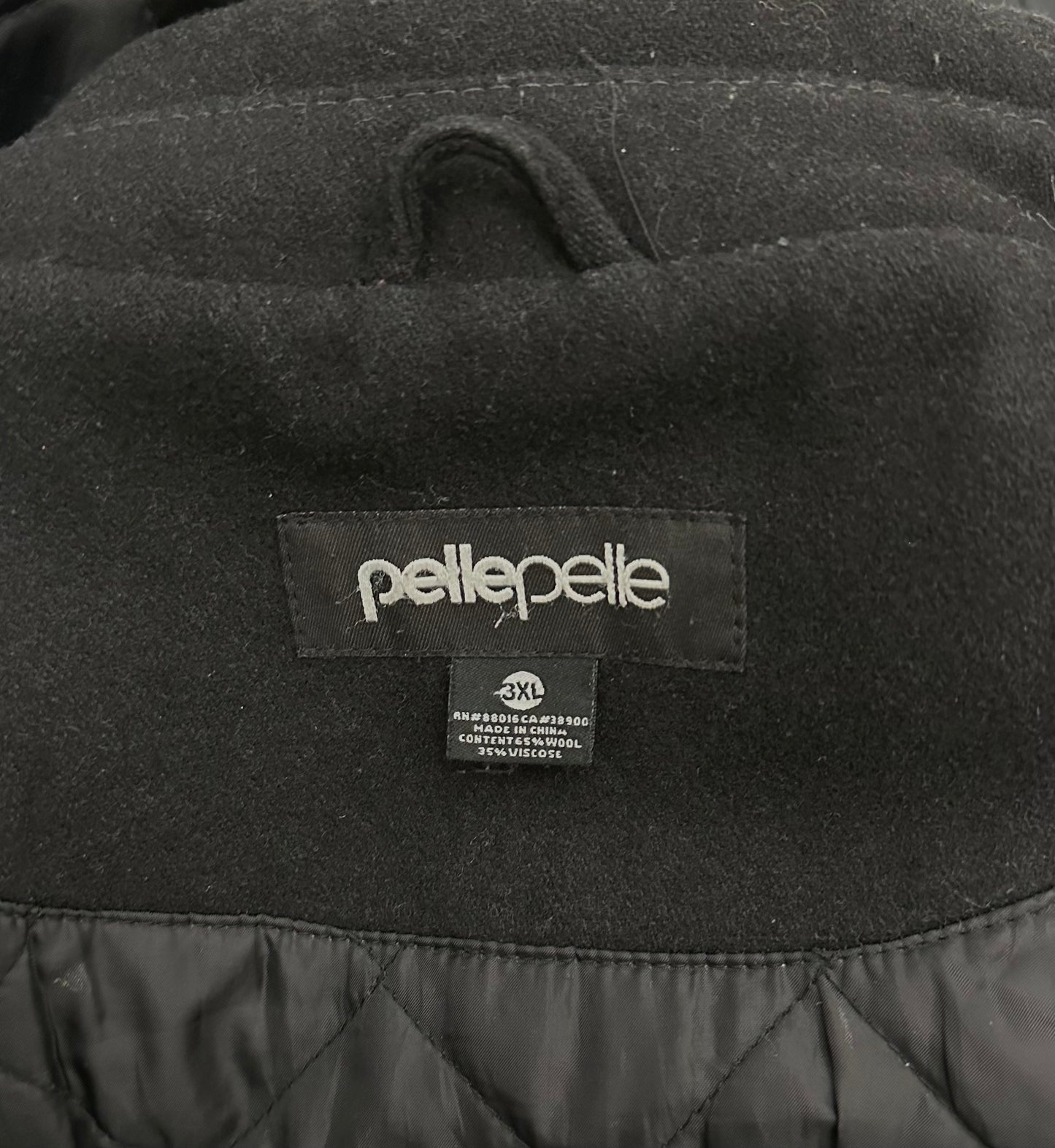 Pellepelle Wool Leather Jacket 3XL