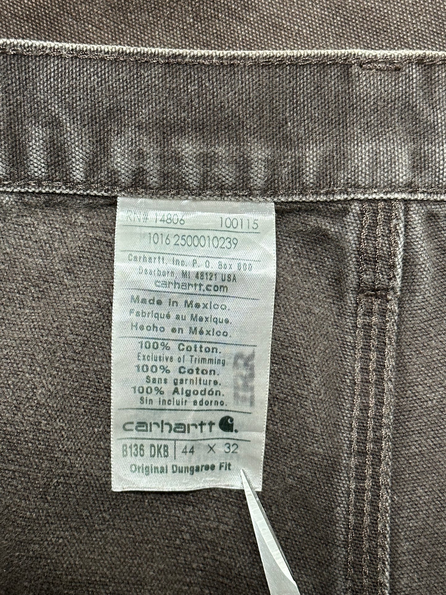 Carhartt double knee pants 44x32