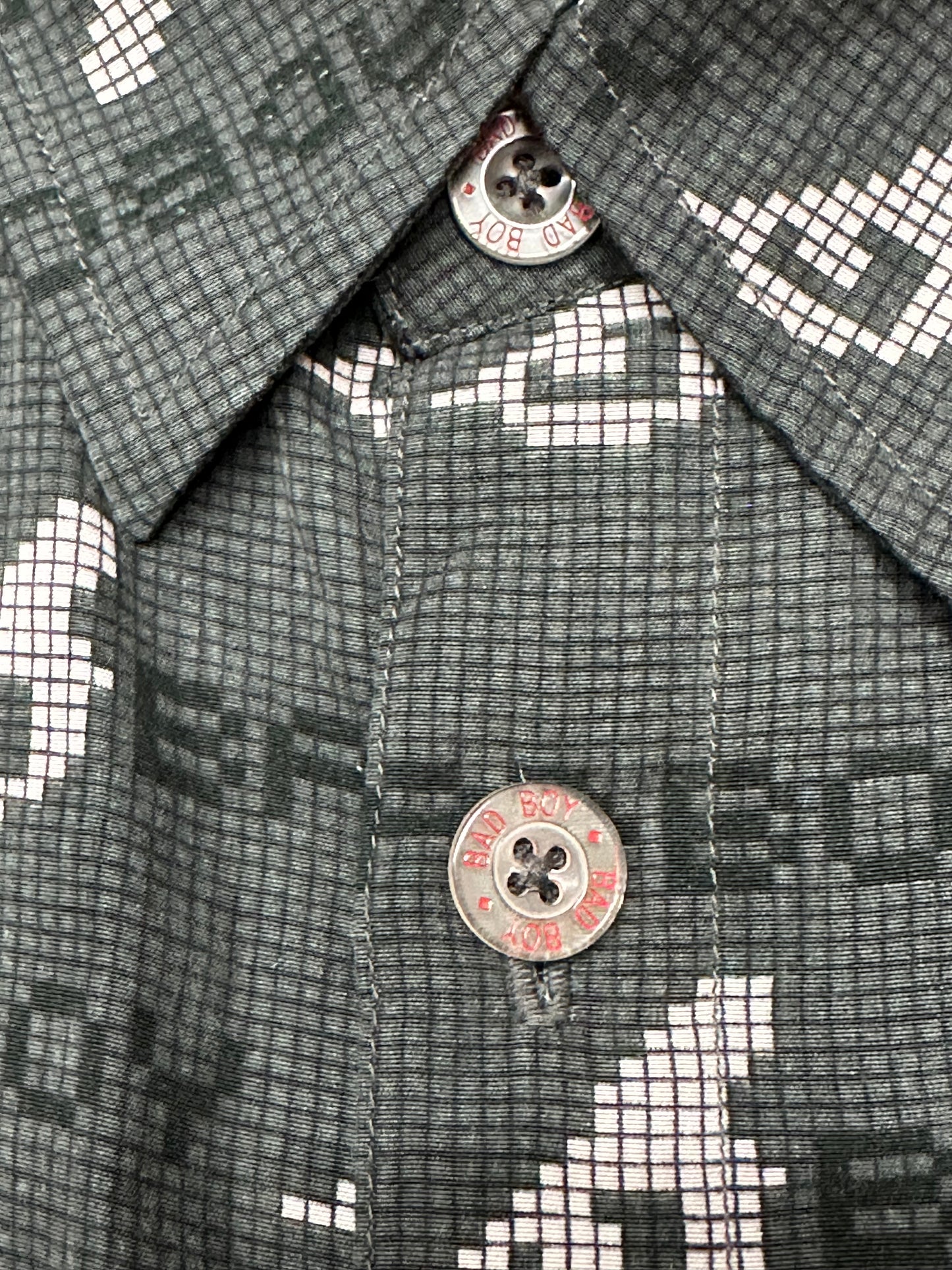 [M] 00s BADBOY dot pattern shirt