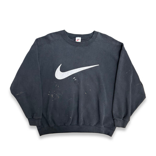 [L] 90s Nike Big Swoosh Sweatshirt