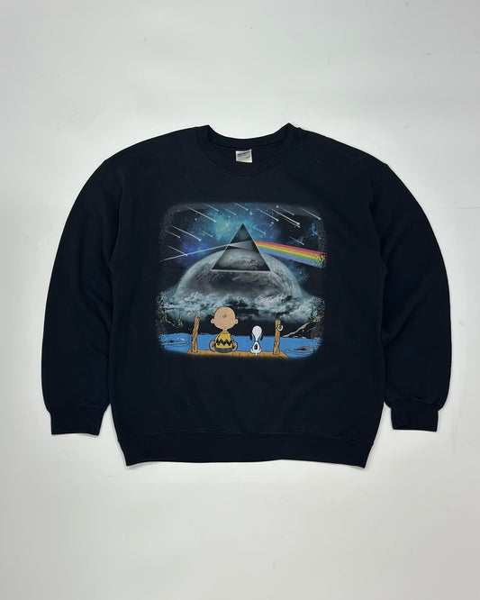 [L] Snoopy Pinkfloyd artwork Sweatshirt