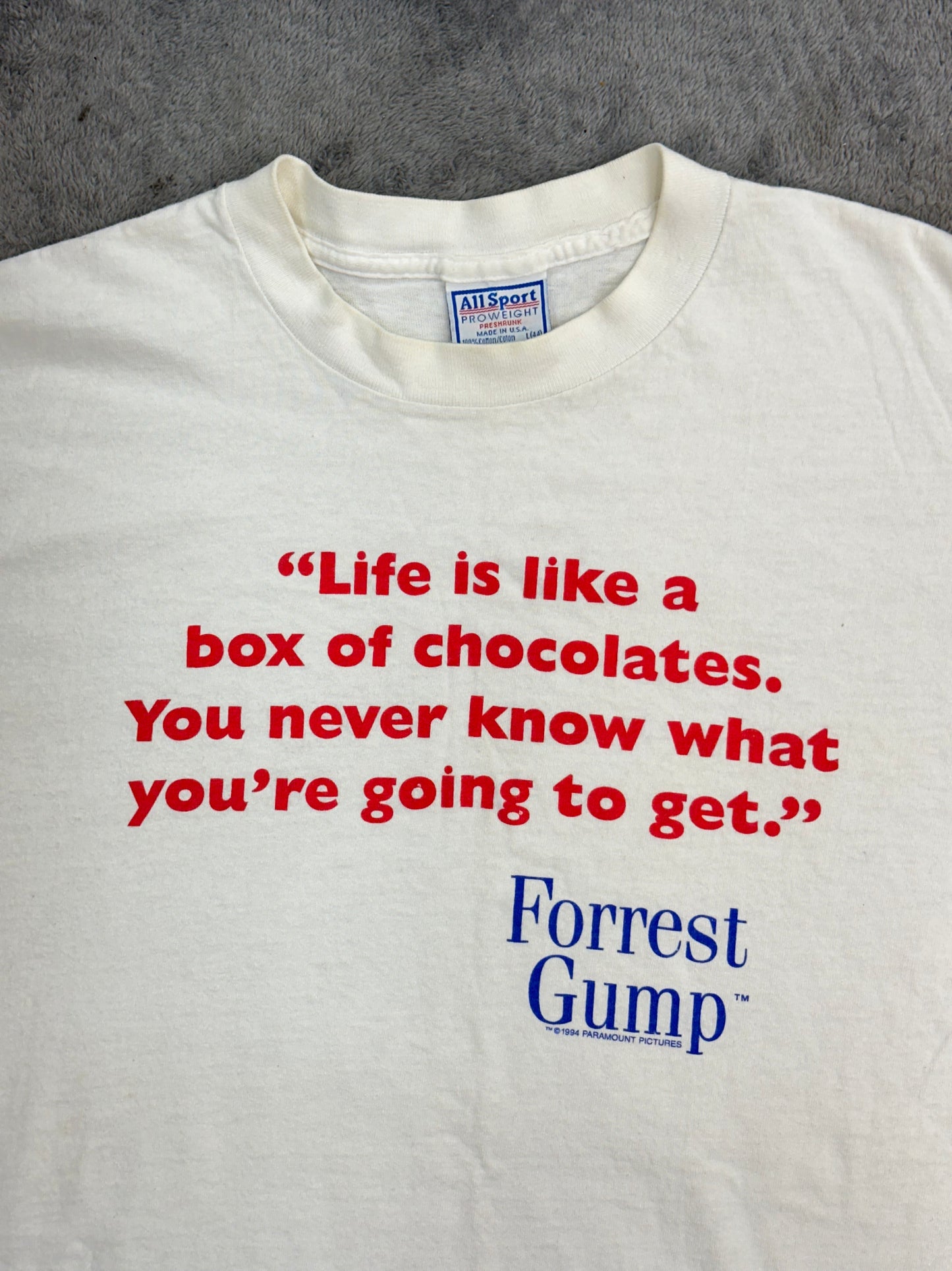 [L] 1994' Forrest Gump Movie Promo Tee
