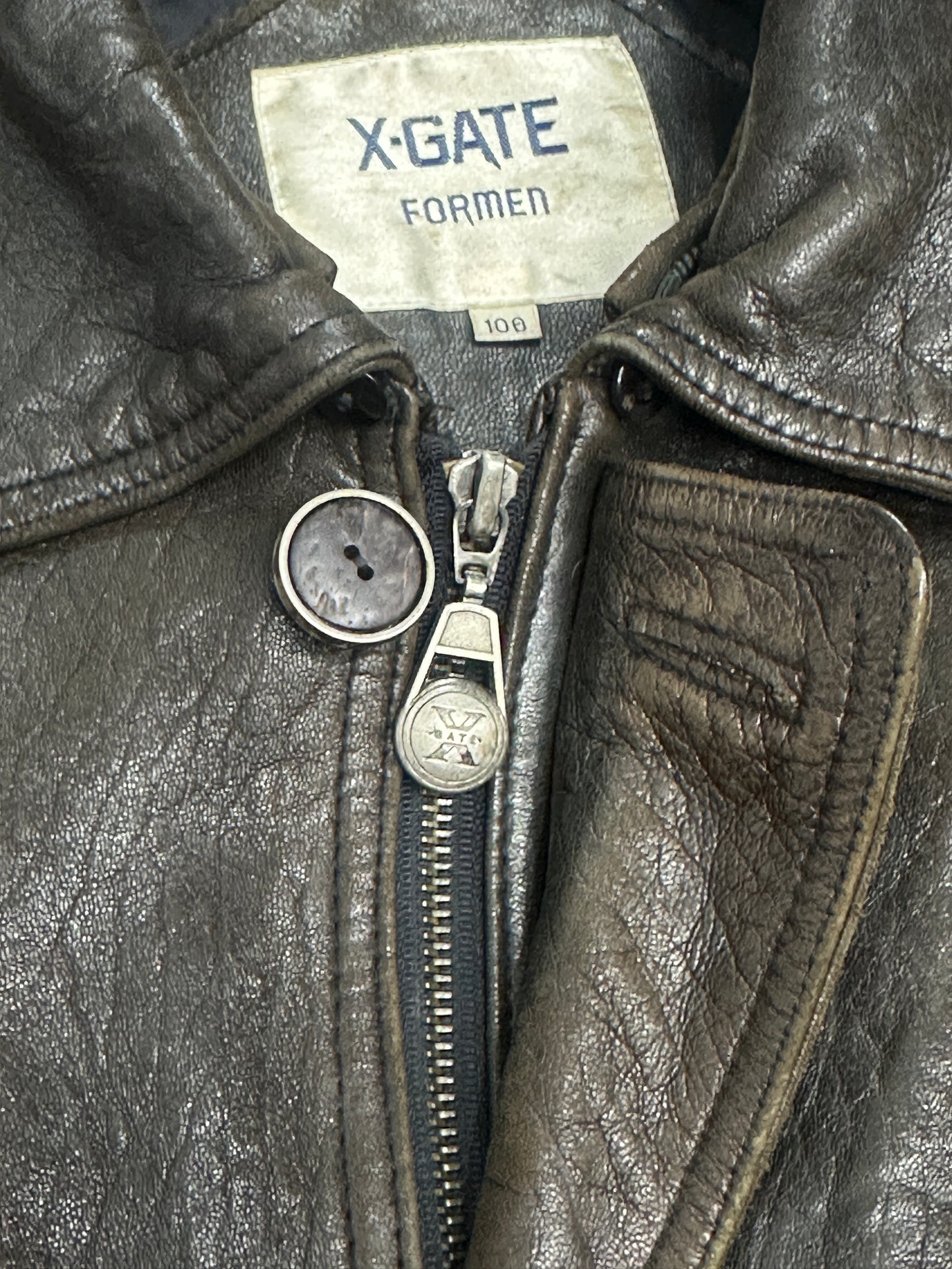 [100] 90s Harley Owners Group Leather Jacket