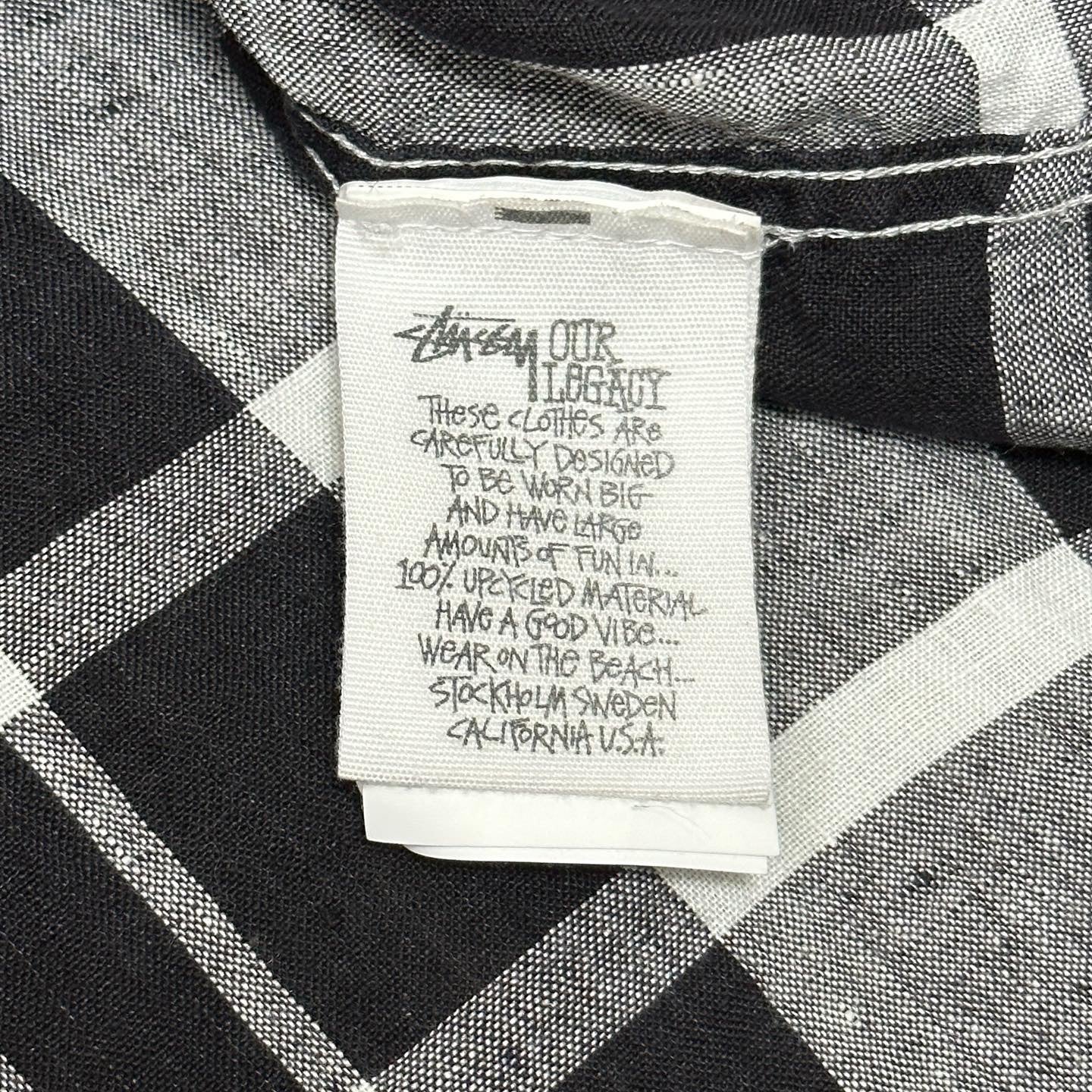 Stussy x Ourlegacy Workshop Borrowed Linen Shirt M