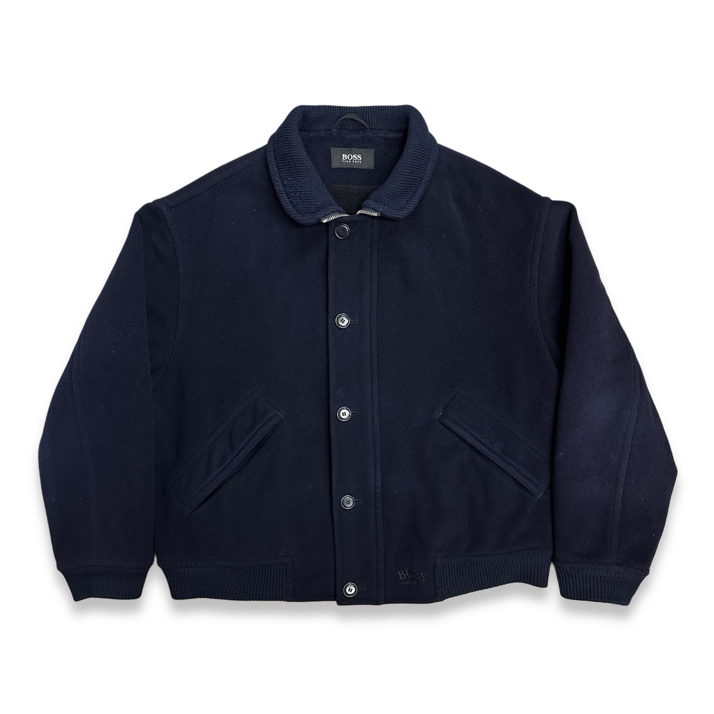 [54] 00s HUGO BOSS Navy Wool Jacket