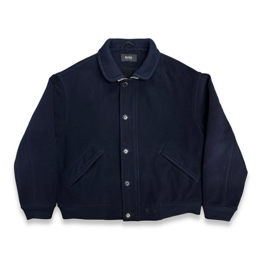 [54] 00s HUGO BOSS Navy Wool Jacket