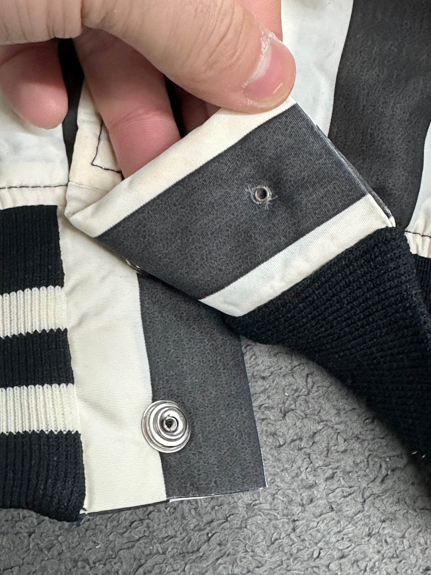 [XL] 80s Referee Stripe Jacket