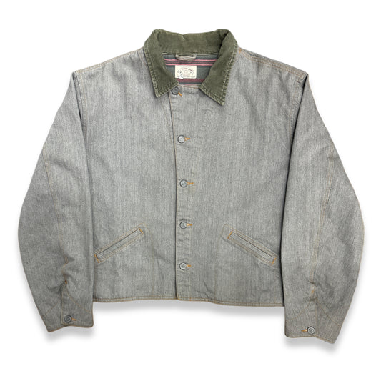 [XL] 90s Armani Jeans Contrast Denim Jacket