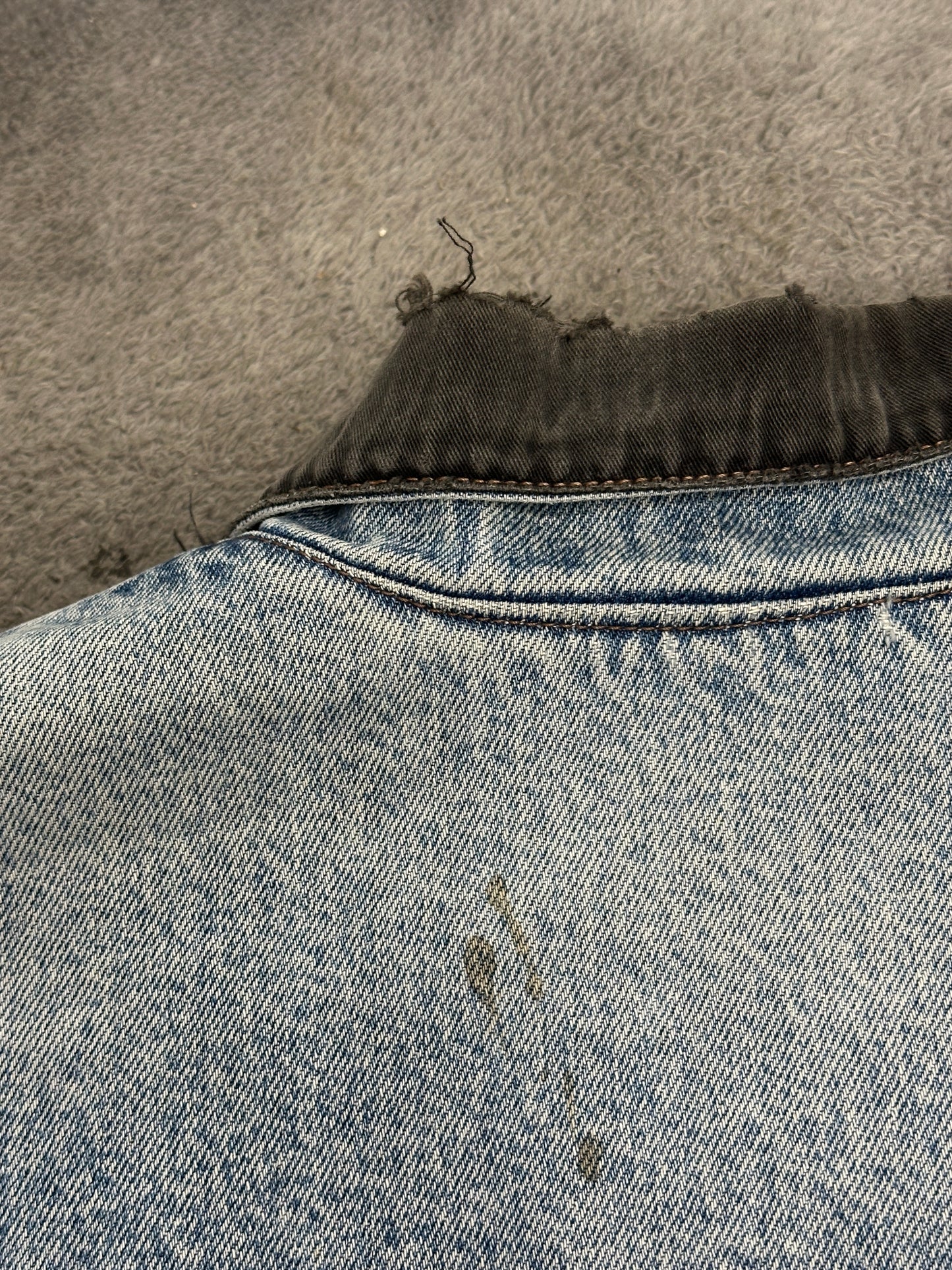 [L] 90s Levi's SilverTab Reversible Denim Quilting Jacket