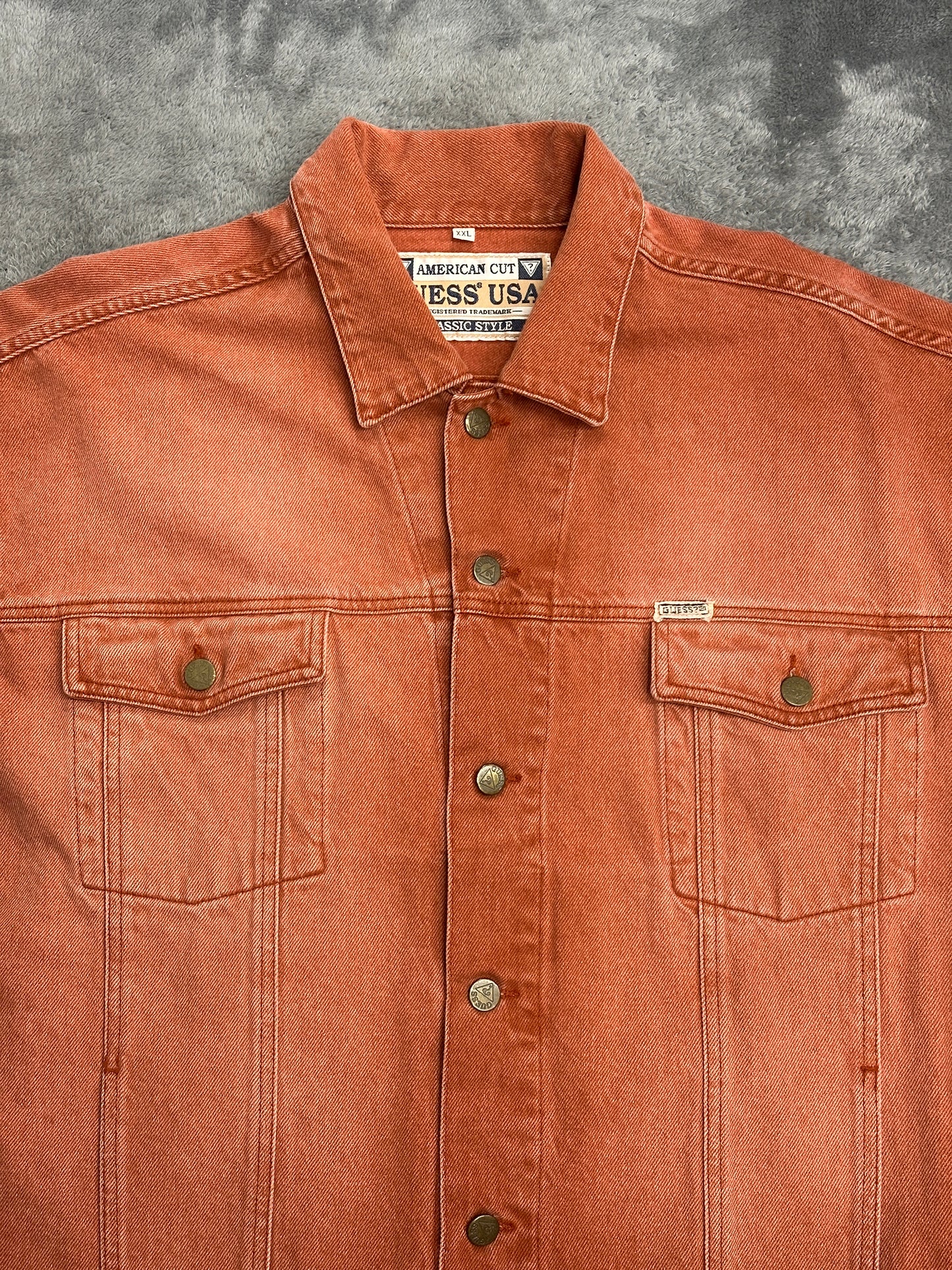 [XXL] 90s GUESS by Georges Marciano Denim Jacket