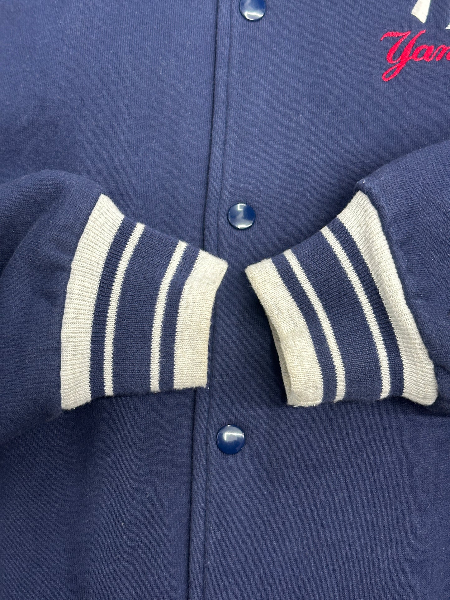 [XL] 90s Adidas NY Yankees Sweat Varsity Jacket