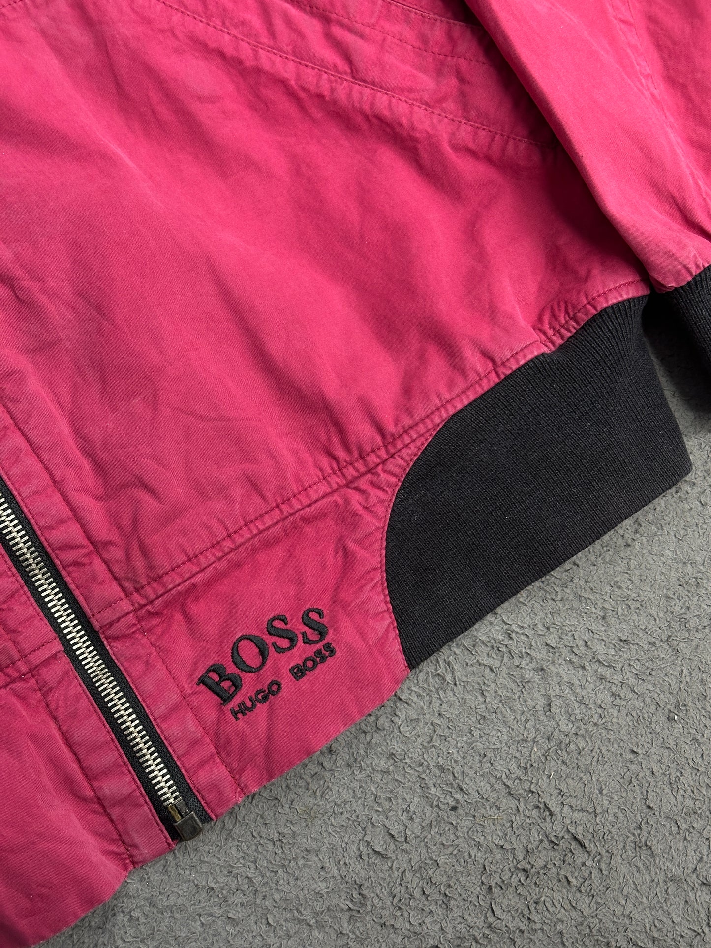 [XL] 90s HUGO BOSS Faded Bomber Jacket