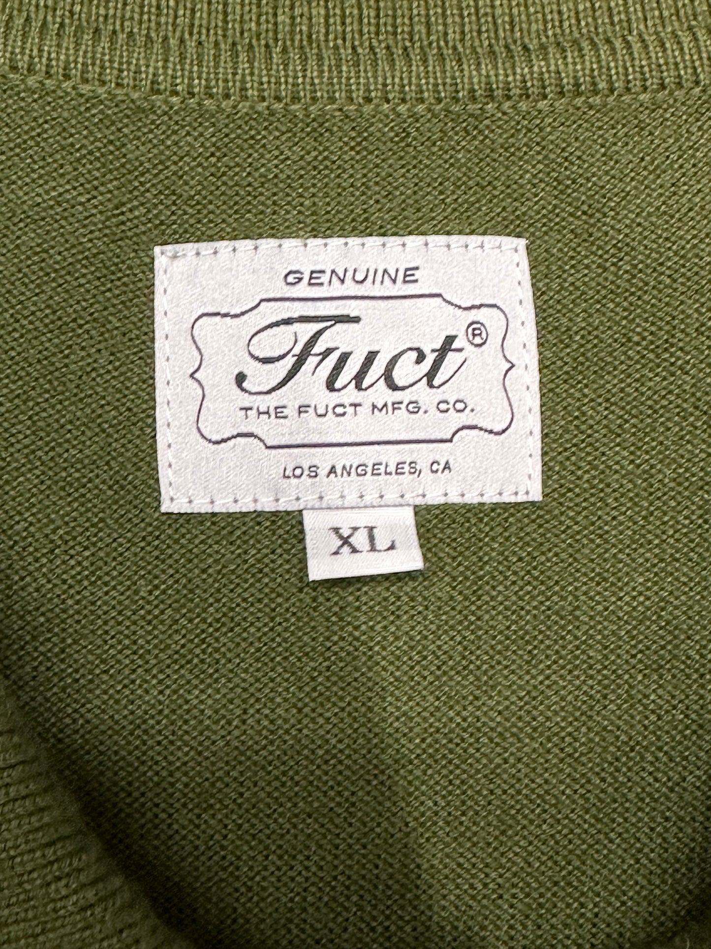 [XL] Fuct Hand applique knit