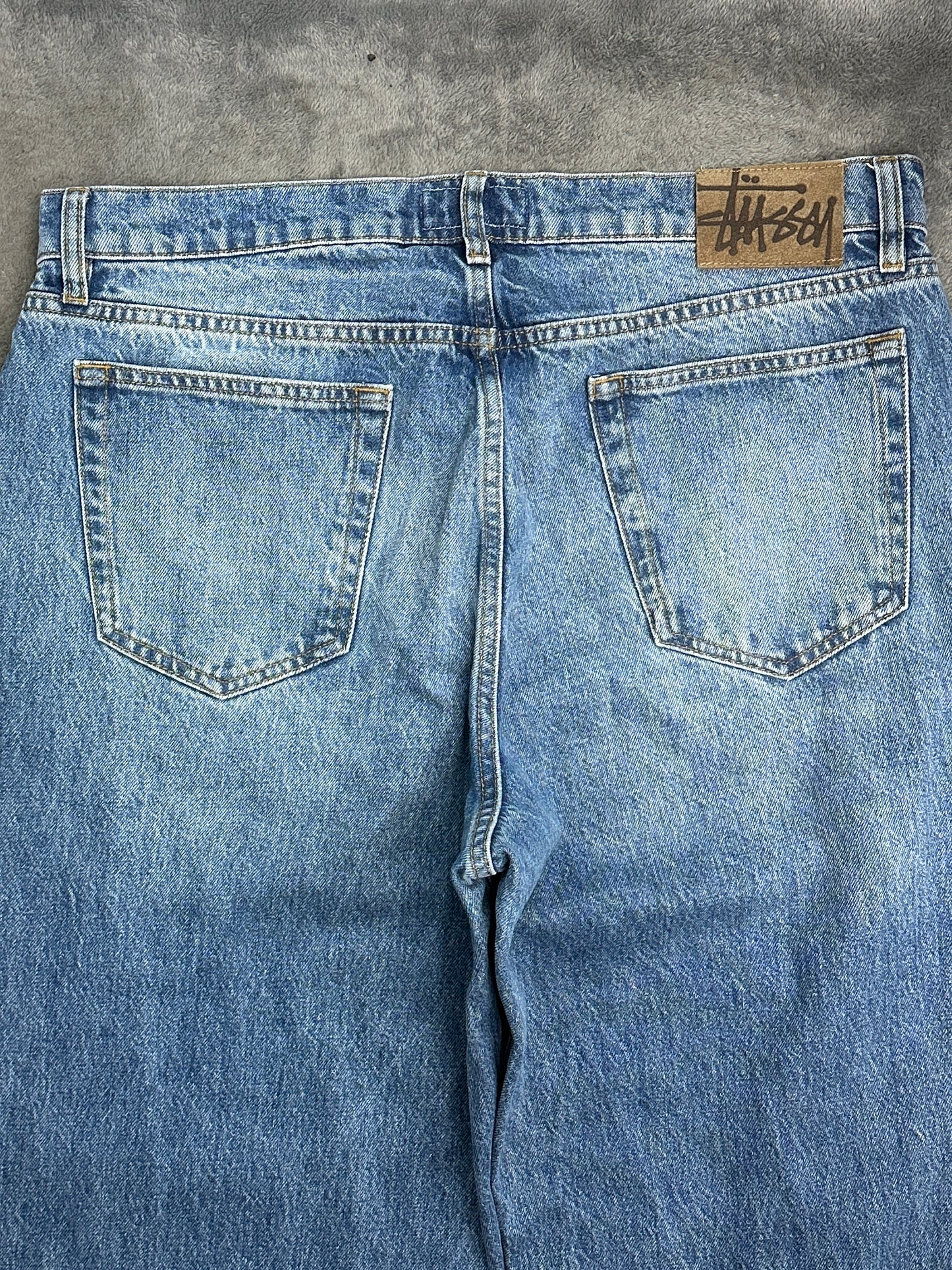 [34] Stussy BIGOL Jean Indigo