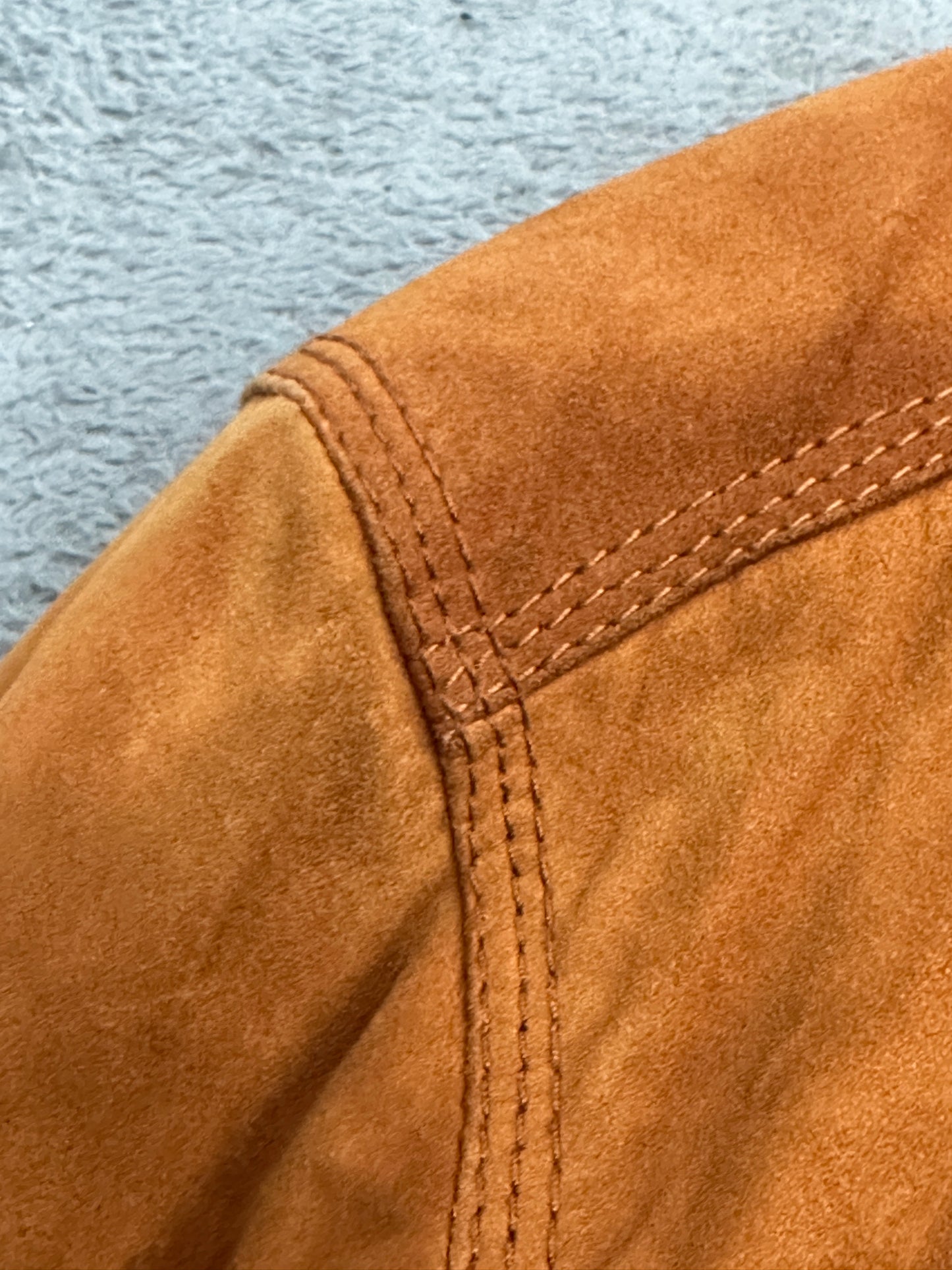 [XL] 80s HUGO BOSS Suede Bomber Jacket