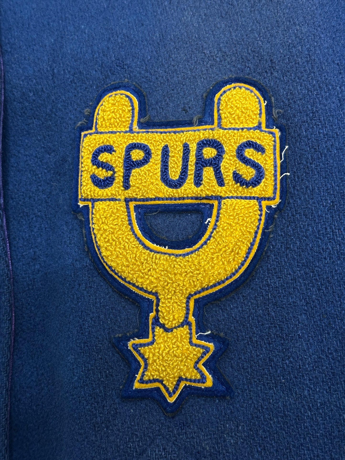 [M] 60s Spurs Reversible Wool Varsity Jacket