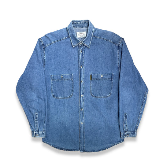[L] 90s Armani Jeans Denim Shirt
