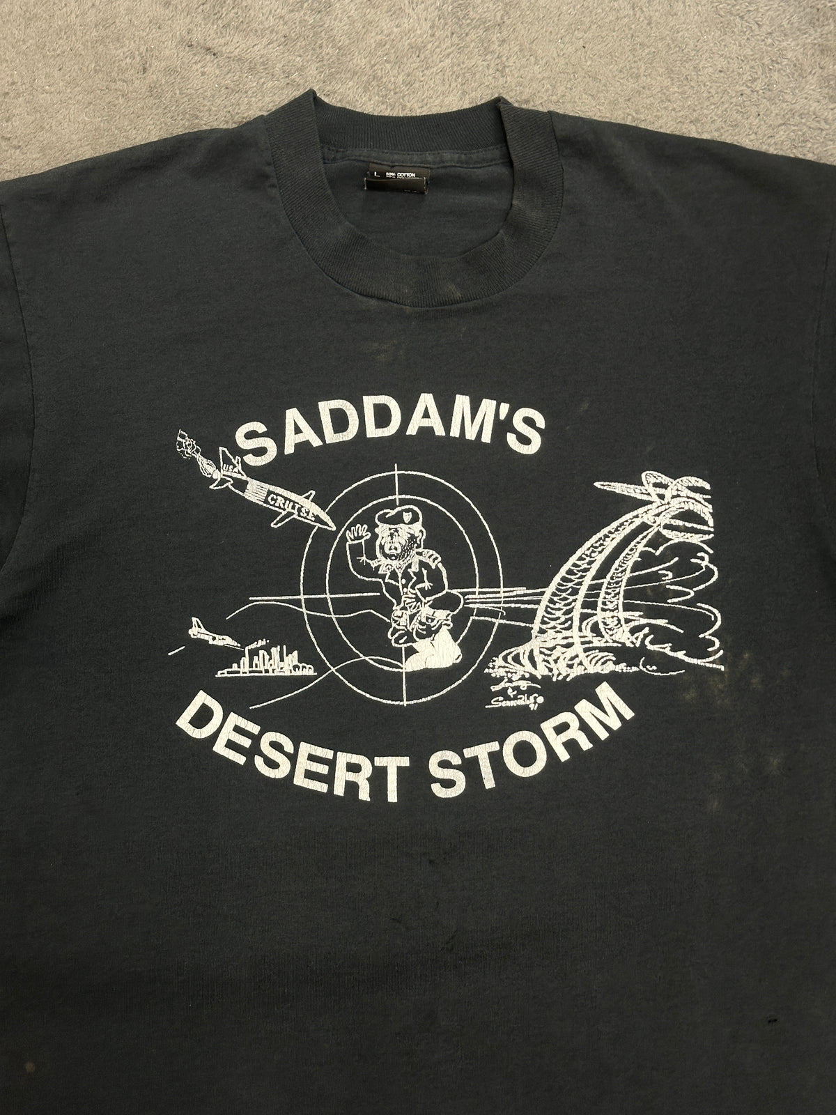 [L] 90s SADDAM Funny Tee