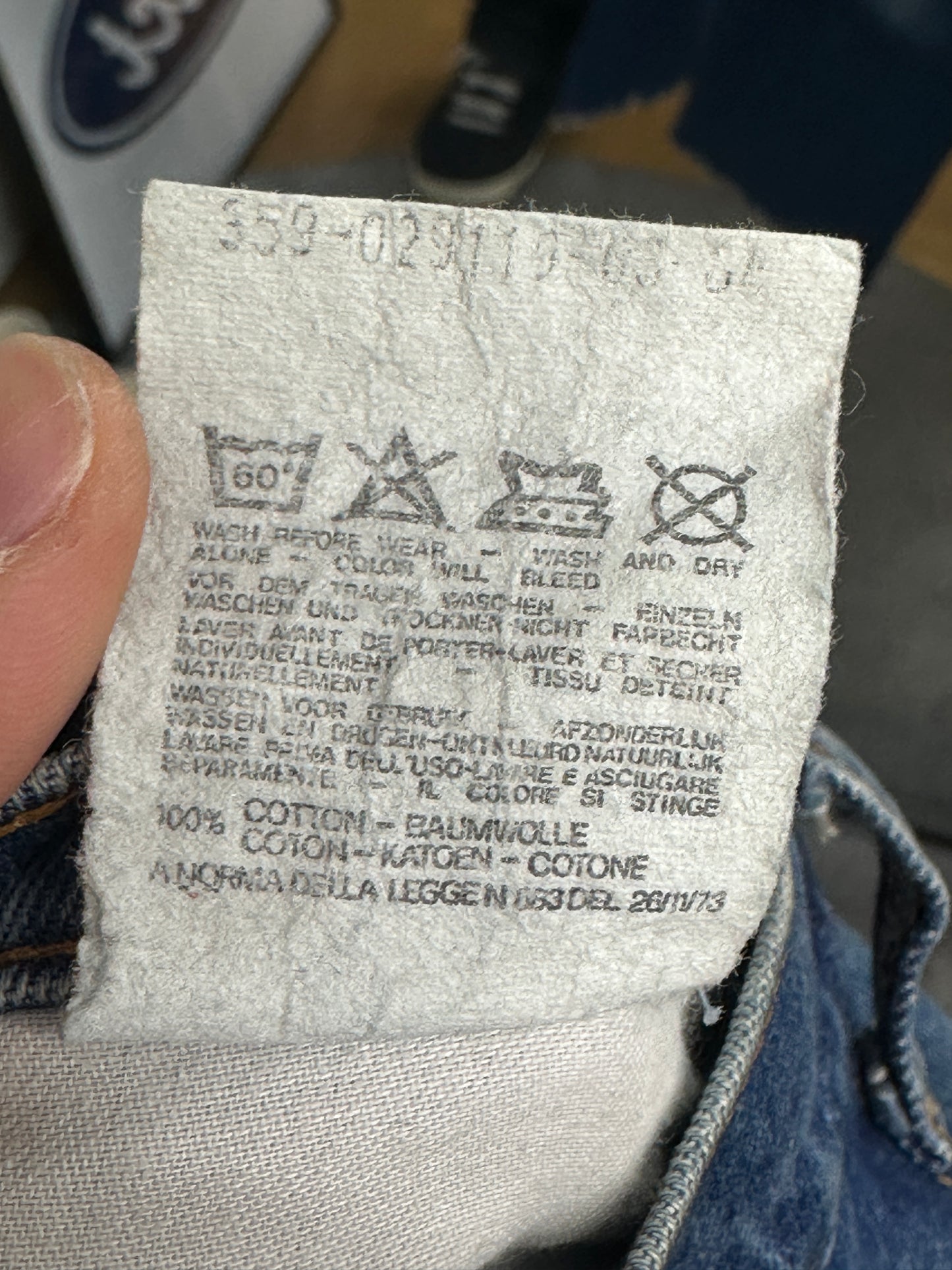 [31x34] 90s Levi's 630 Orange Tab Denim Pants