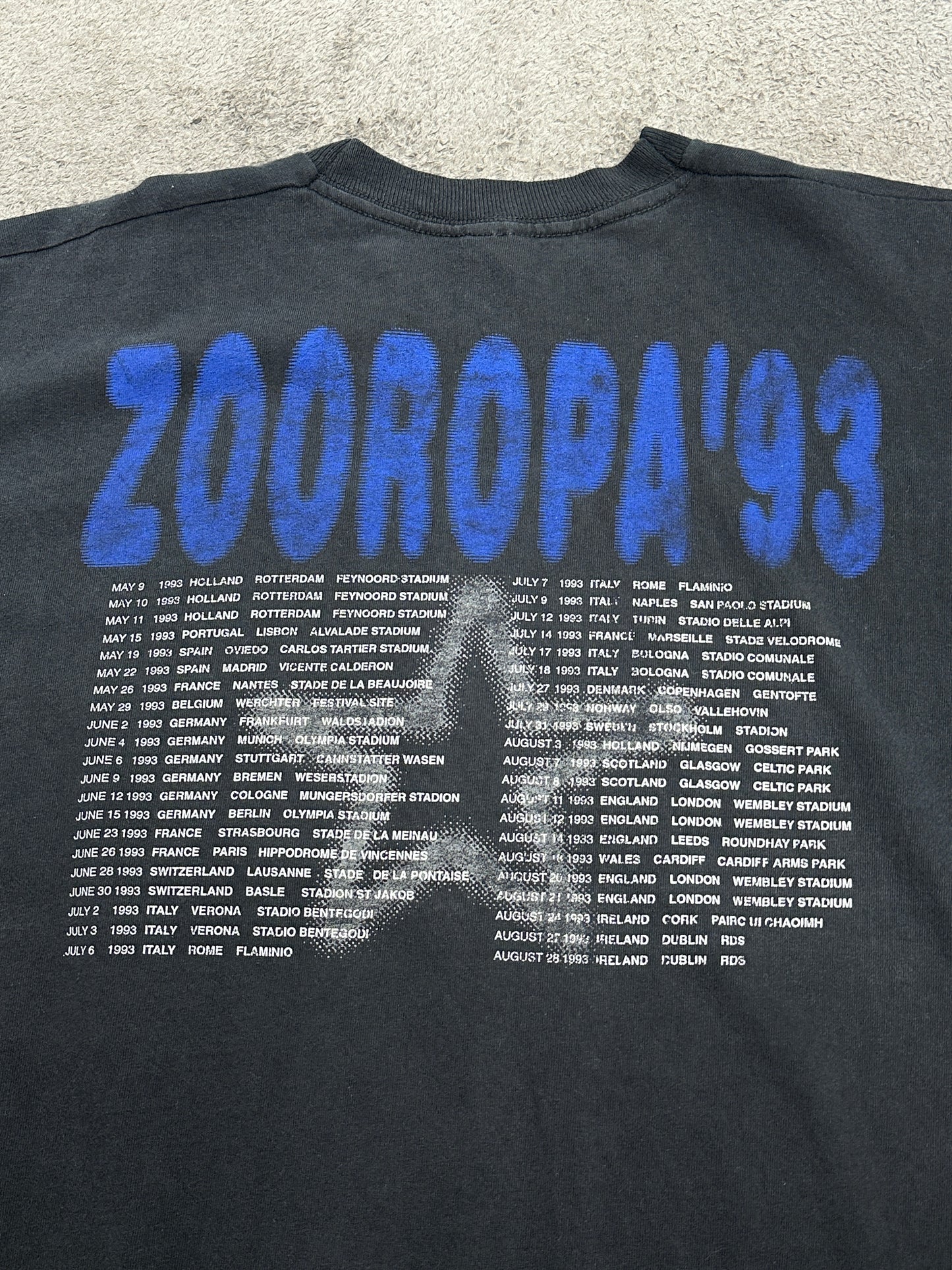 [XL] 1993' U2 ZOOROPA Tour Tee