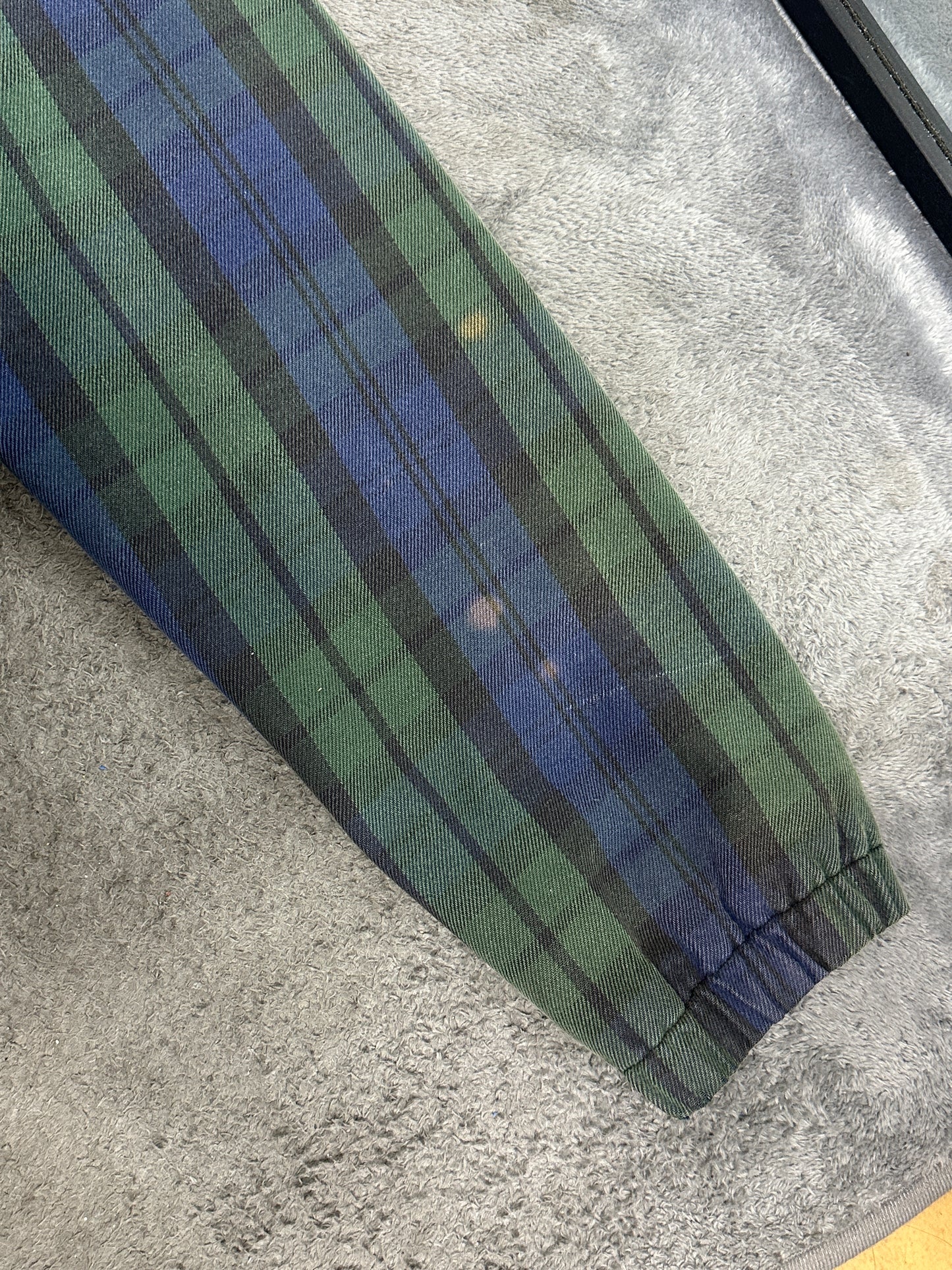 [L] 16FW Supreme Plaid Denim Harrington Jacket