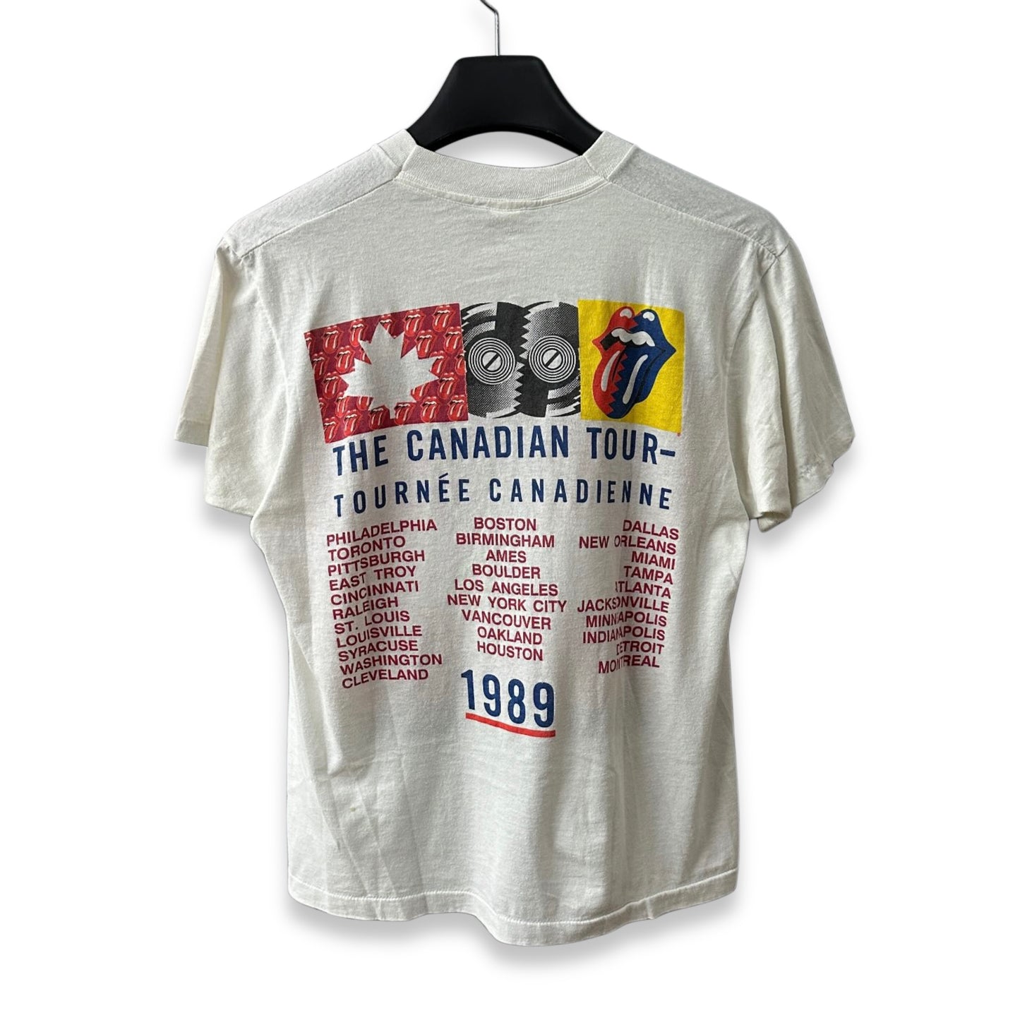 [M] 1989' Rolling Stones Canada Tour Tee