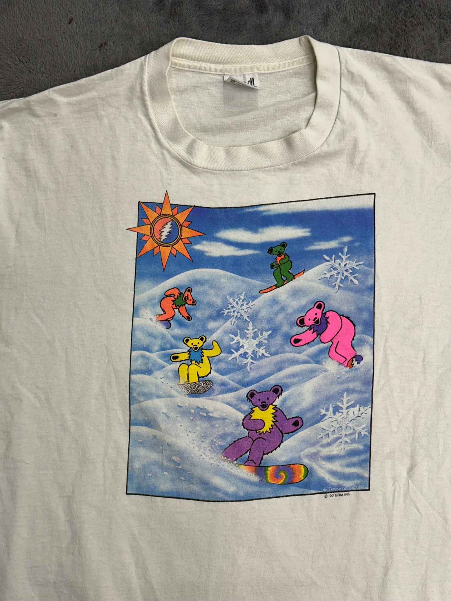 [XL] 1990' GratefulDead Dancing Bear Long Sleeve