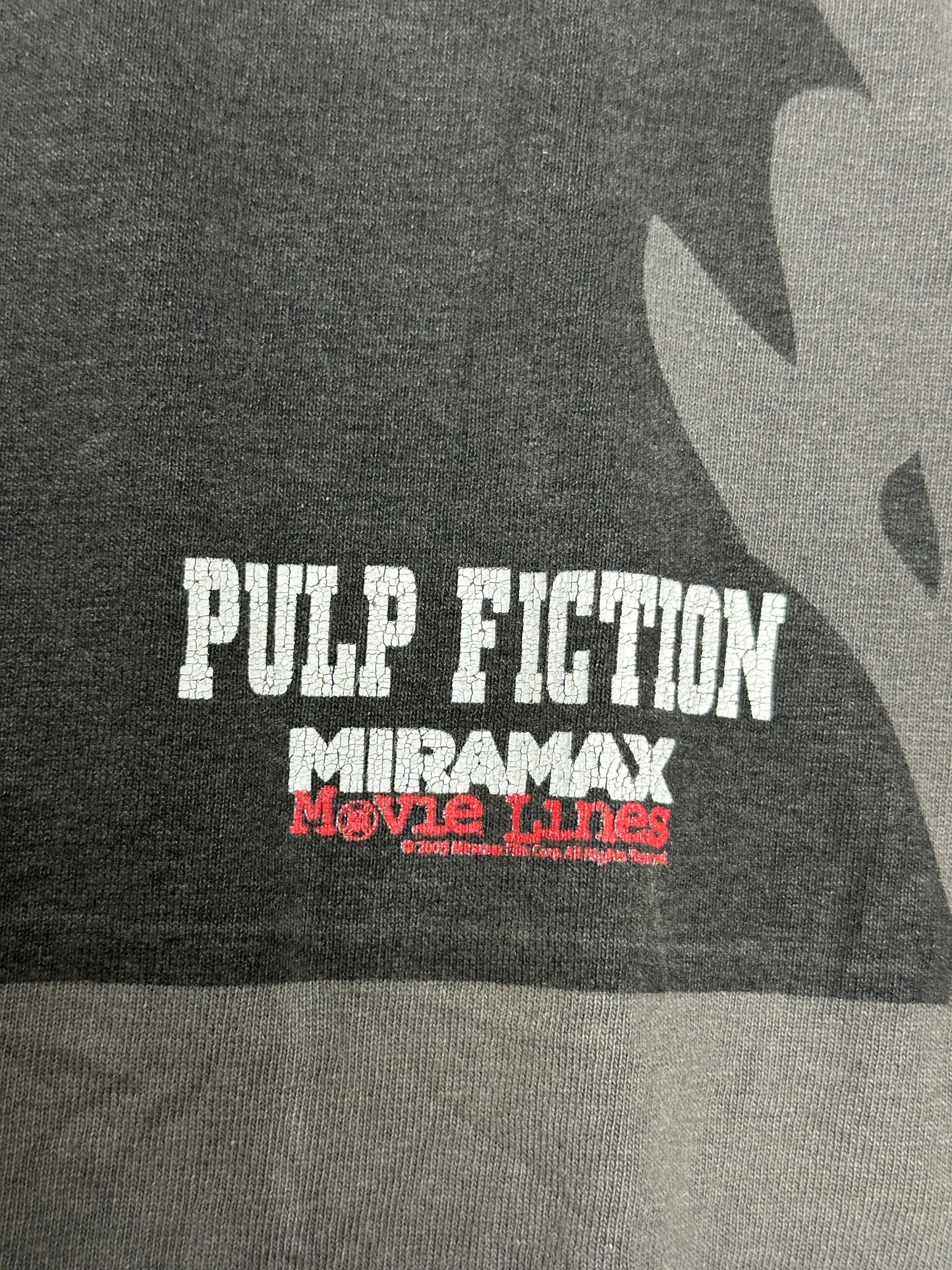 [L] 2005' PULP FICTION Movie Line Tee