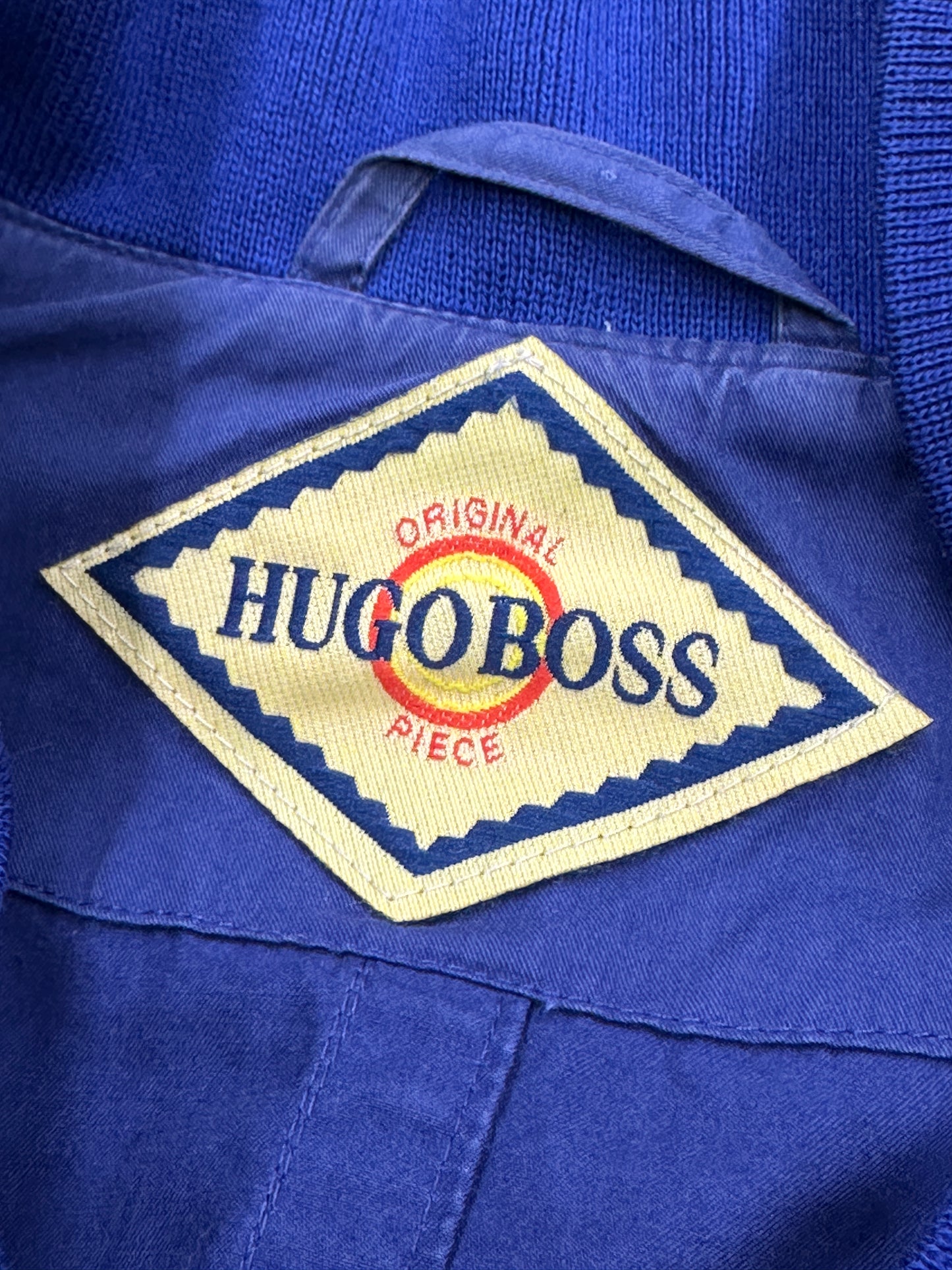 [XL] 80s HUGO BOSS Faded Bomber Jacket