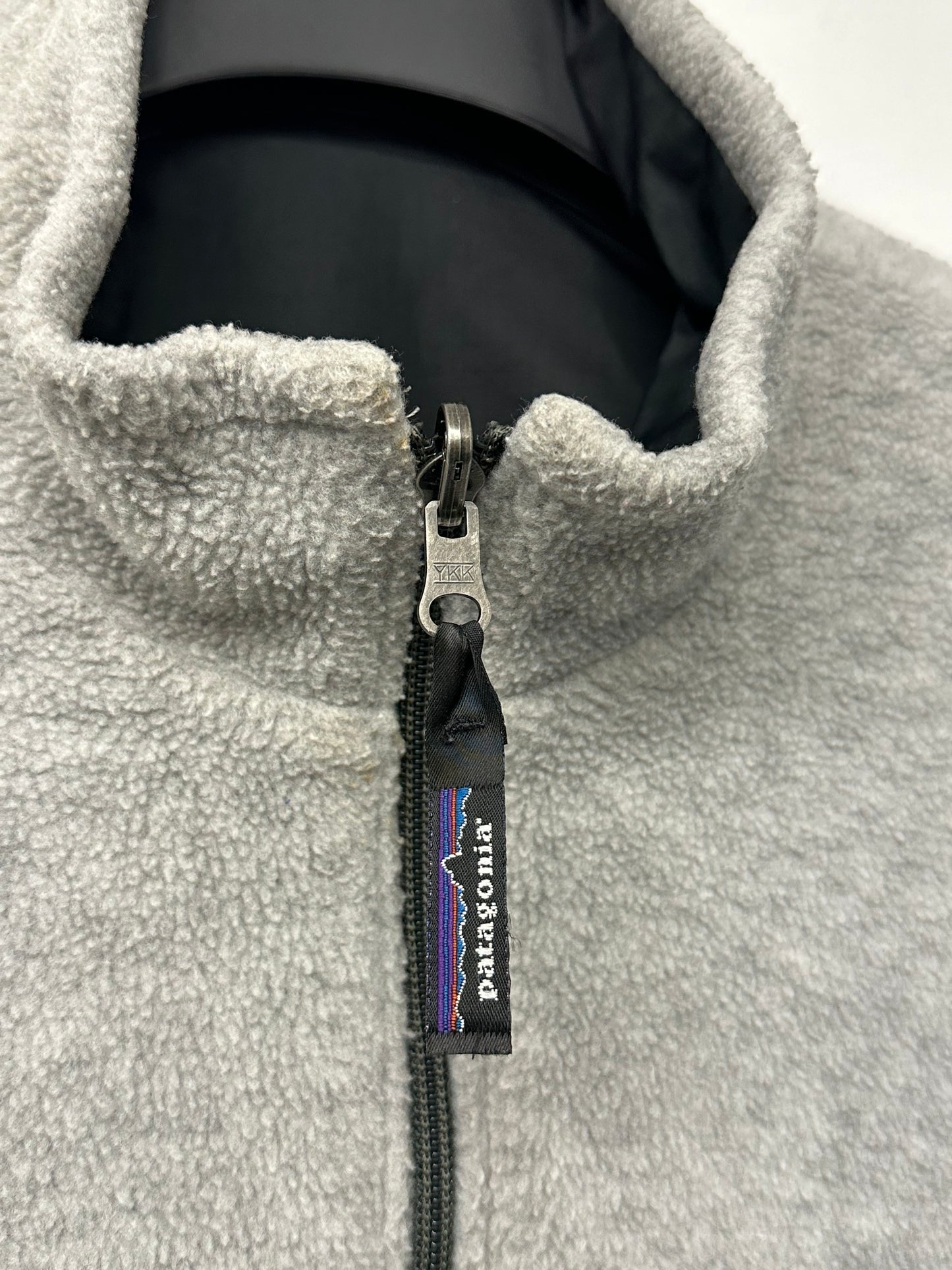 [XL] 1998' Patagonia Glissade Reversible Black/Gray Fleece