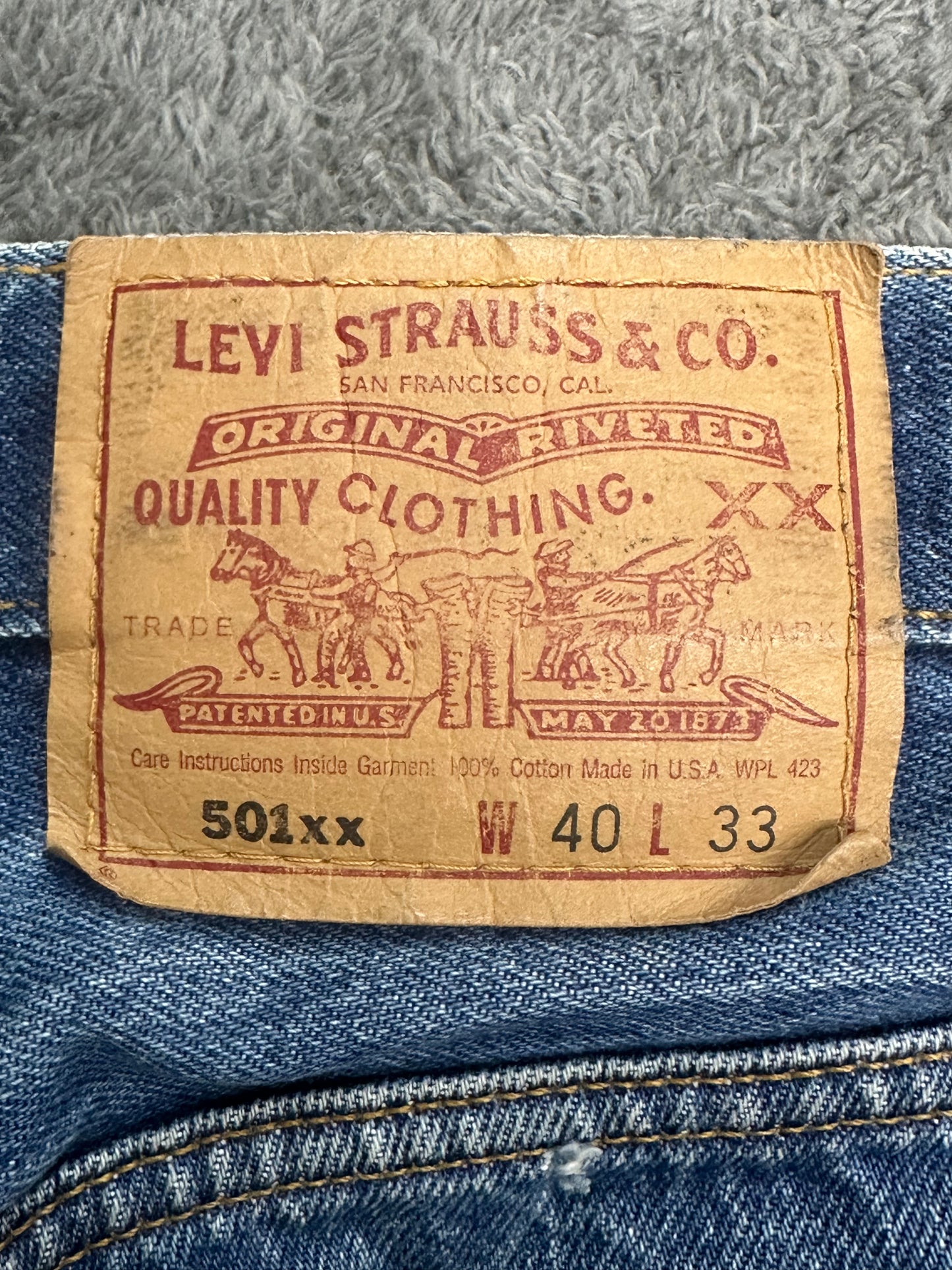 [40x33] 98' Levi's 501 Denim Pants