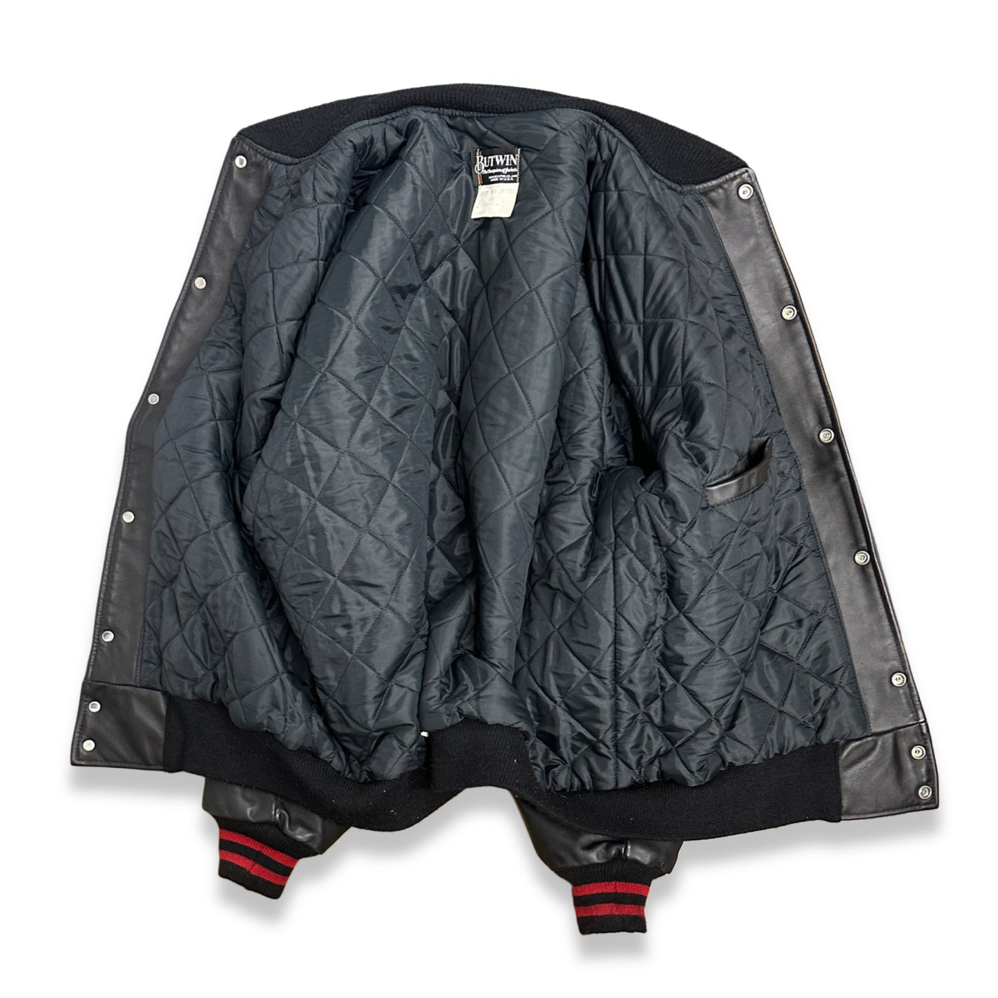 [XL] 80s D.A.R.E Cowhide Bomber Jacket