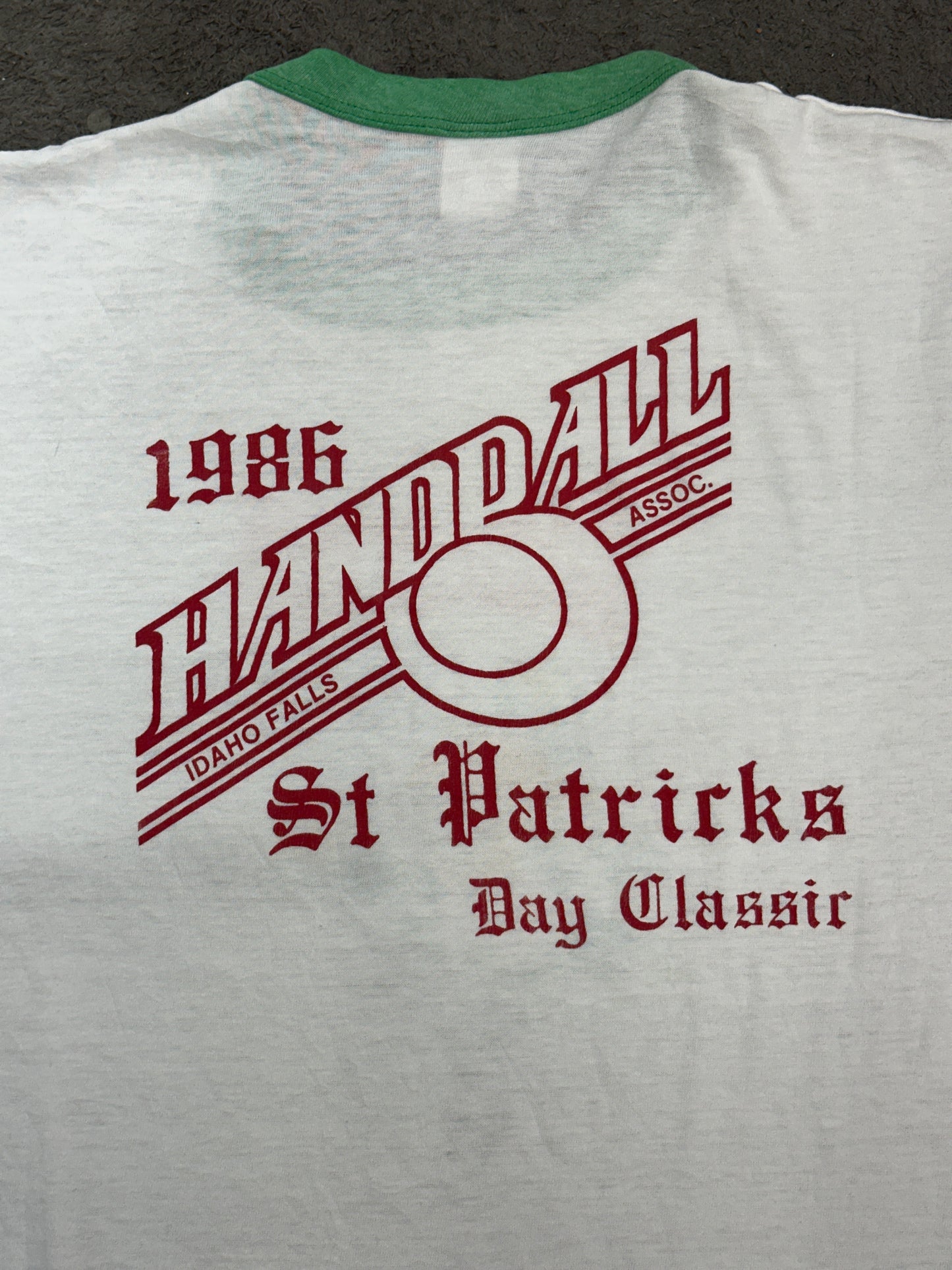 [XL] 1986' Budweiser Beer Promo Ringer Tee