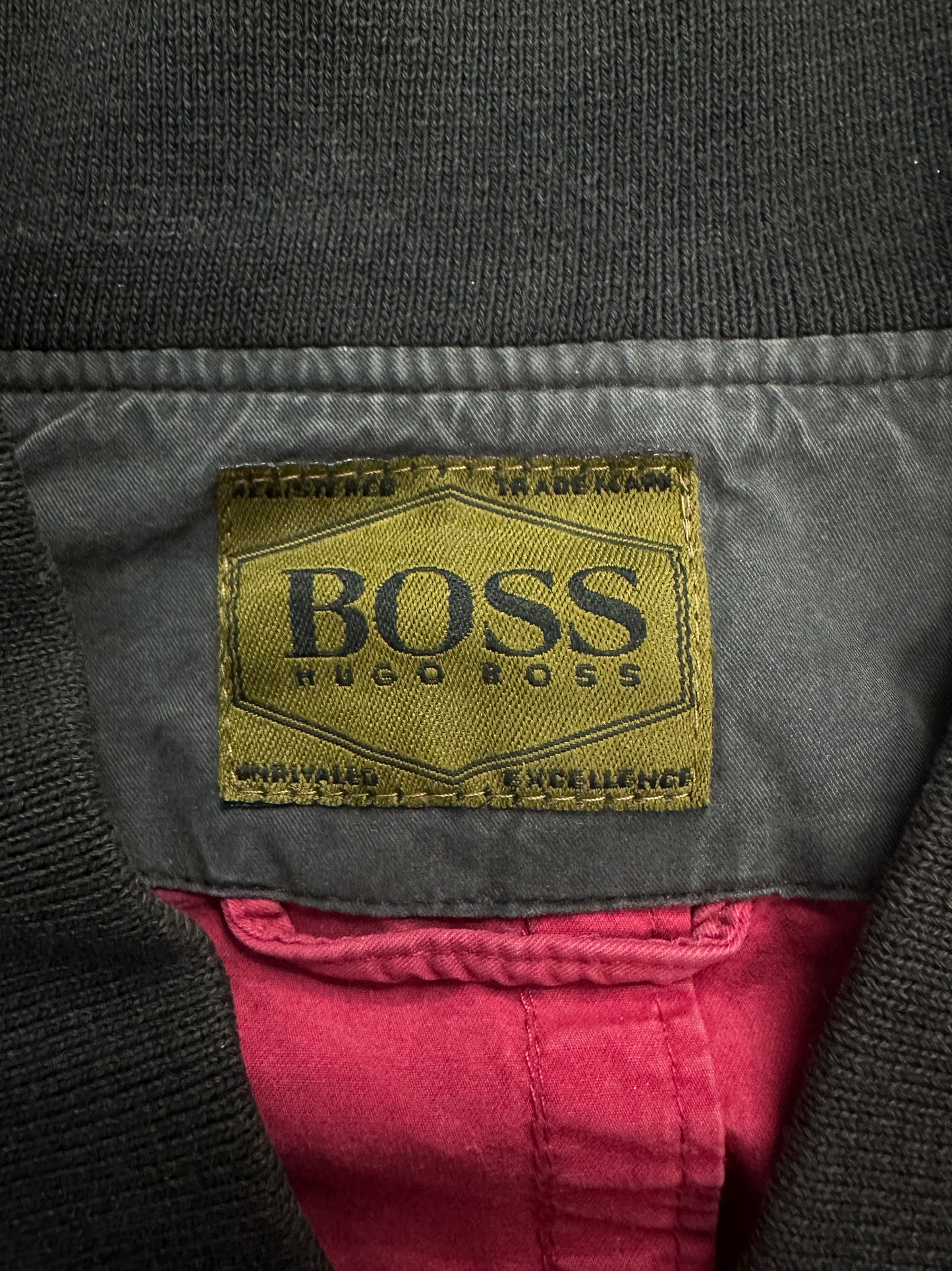 [XL] 90s HUGO BOSS Faded Bomber Jacket