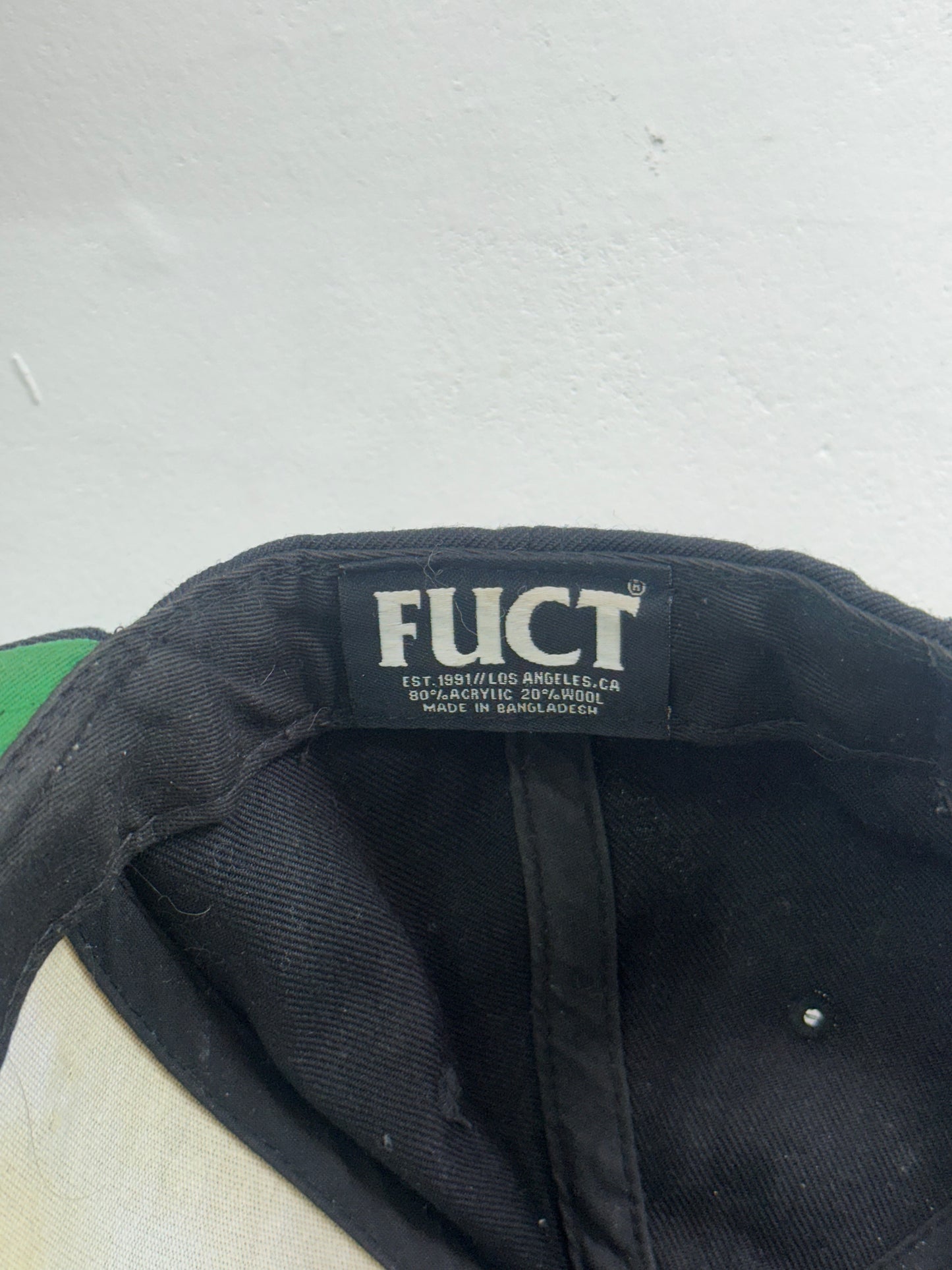 [OS] FUCT Logo 6 Panel Cap