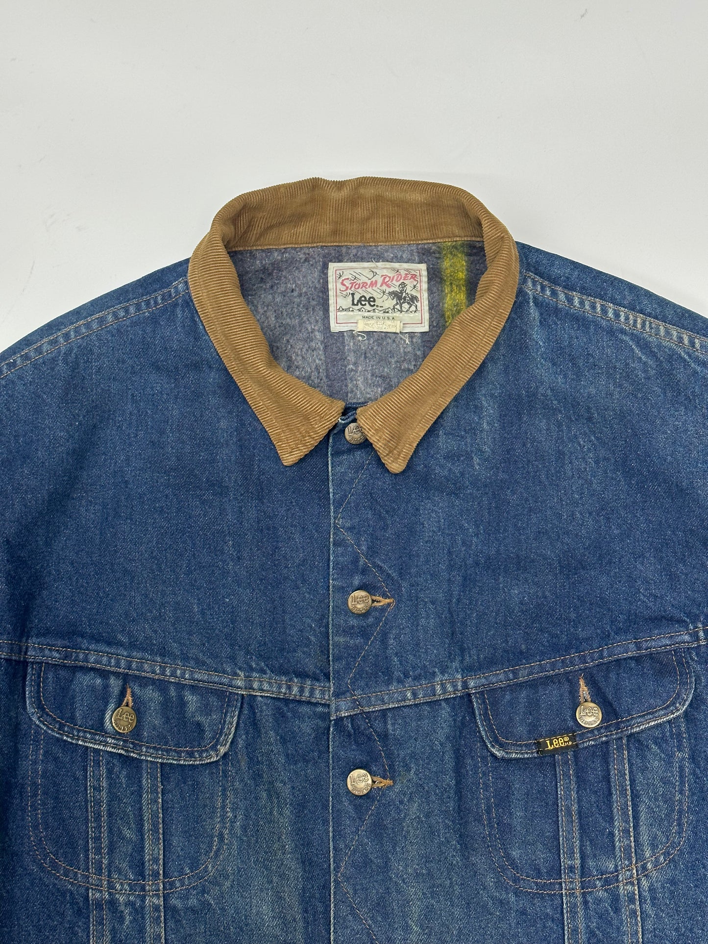 [XXL] late 80s Lee Storm Rider Denim Jacket