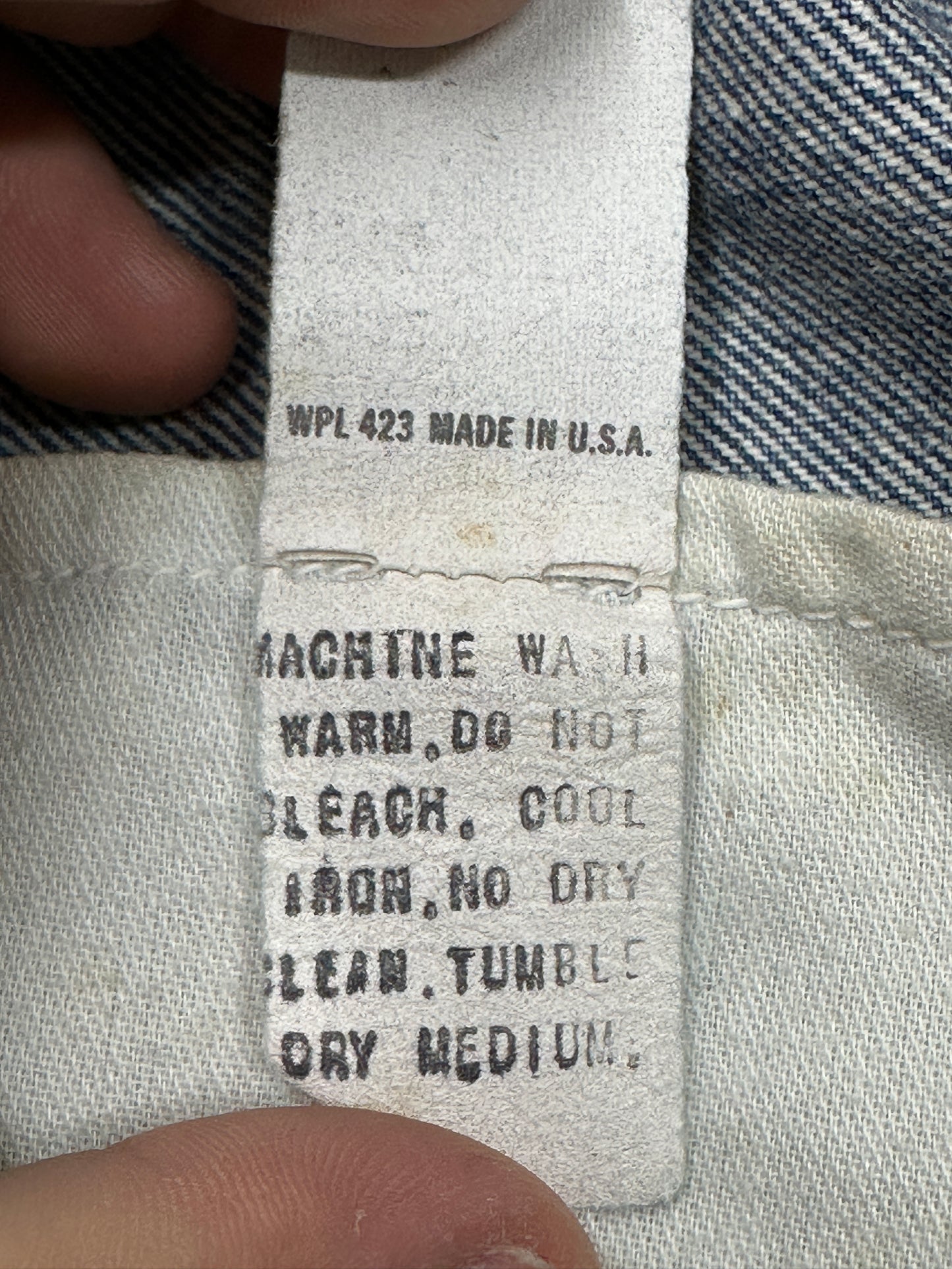 [XL] Late 80s Armani Jeans Faded Denim Jacket