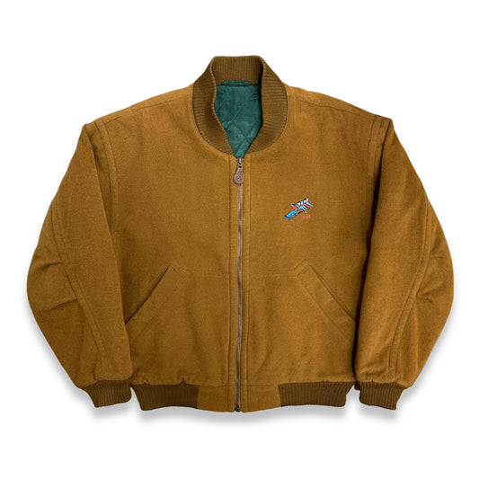 [XL] 00s HUGO BOSS Cashmere Bomber Jacket