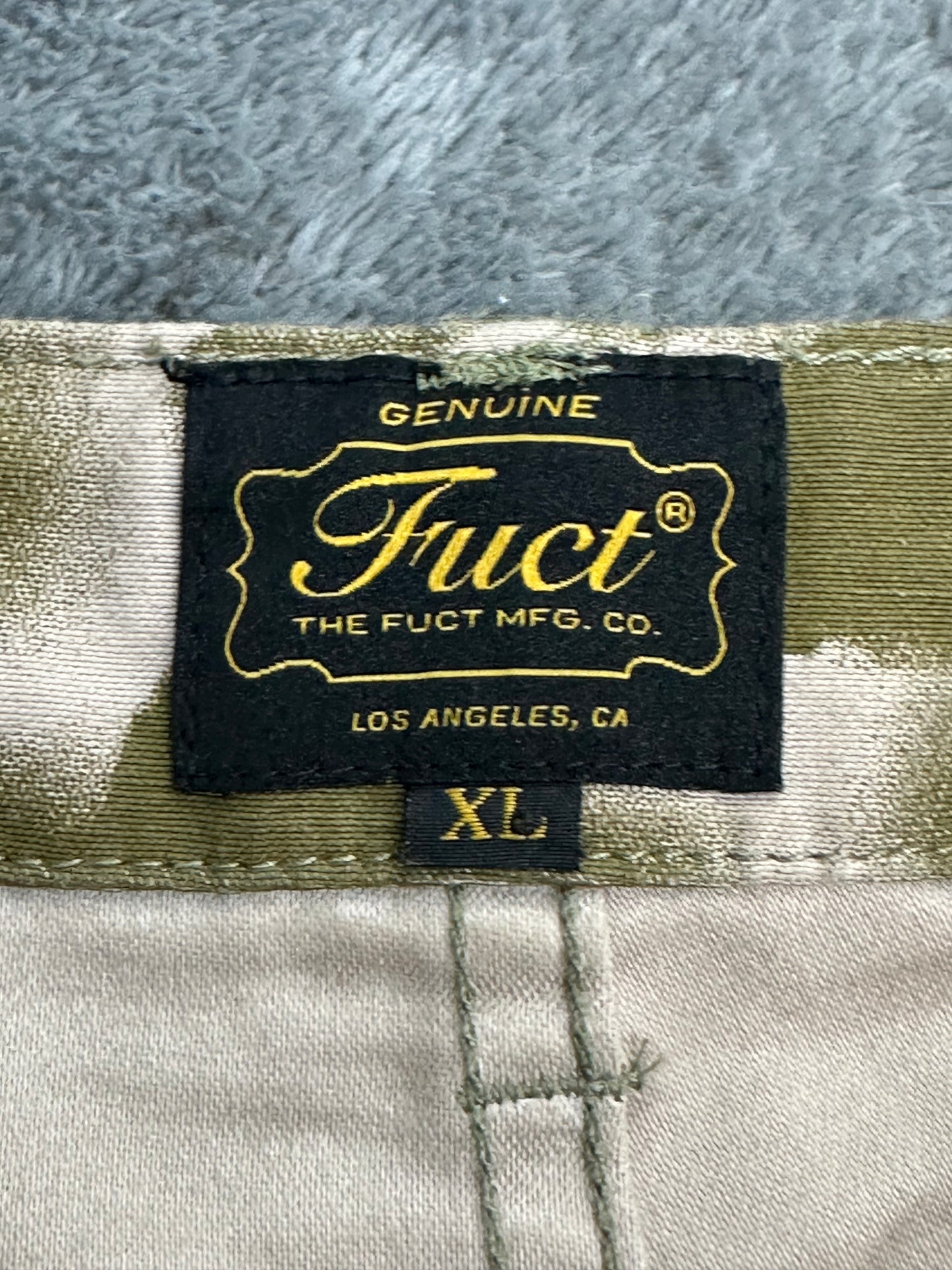 [XL] FUCT Spray Print Tiger Camo Pants