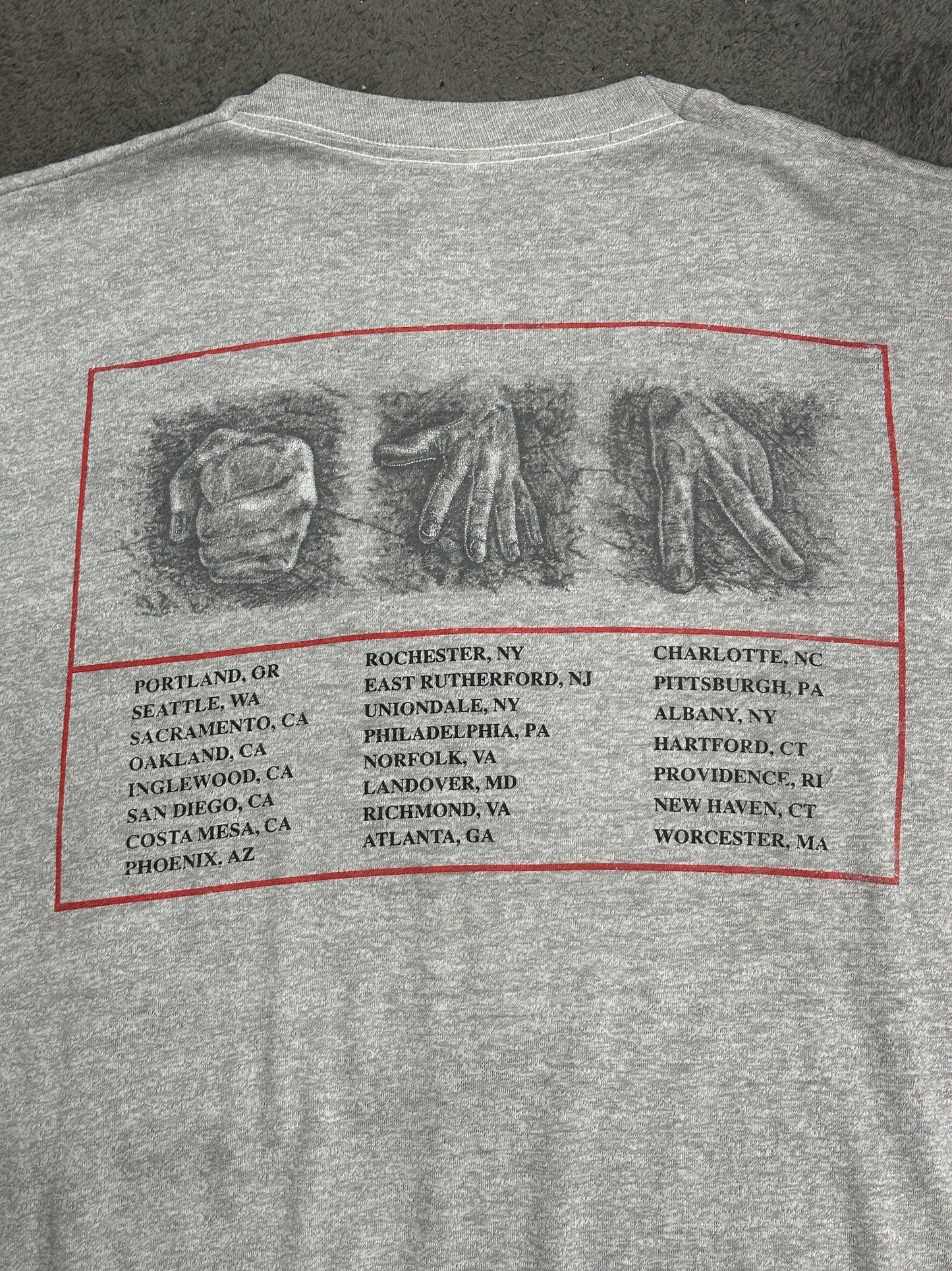 [L] 1990' RUSH Presto Album Tour Tee
