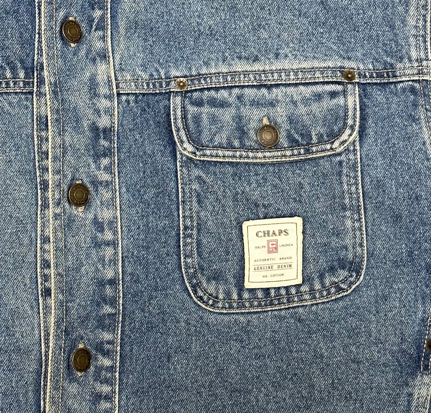 90s Chaps Ralph Lauren Denim Jacket L