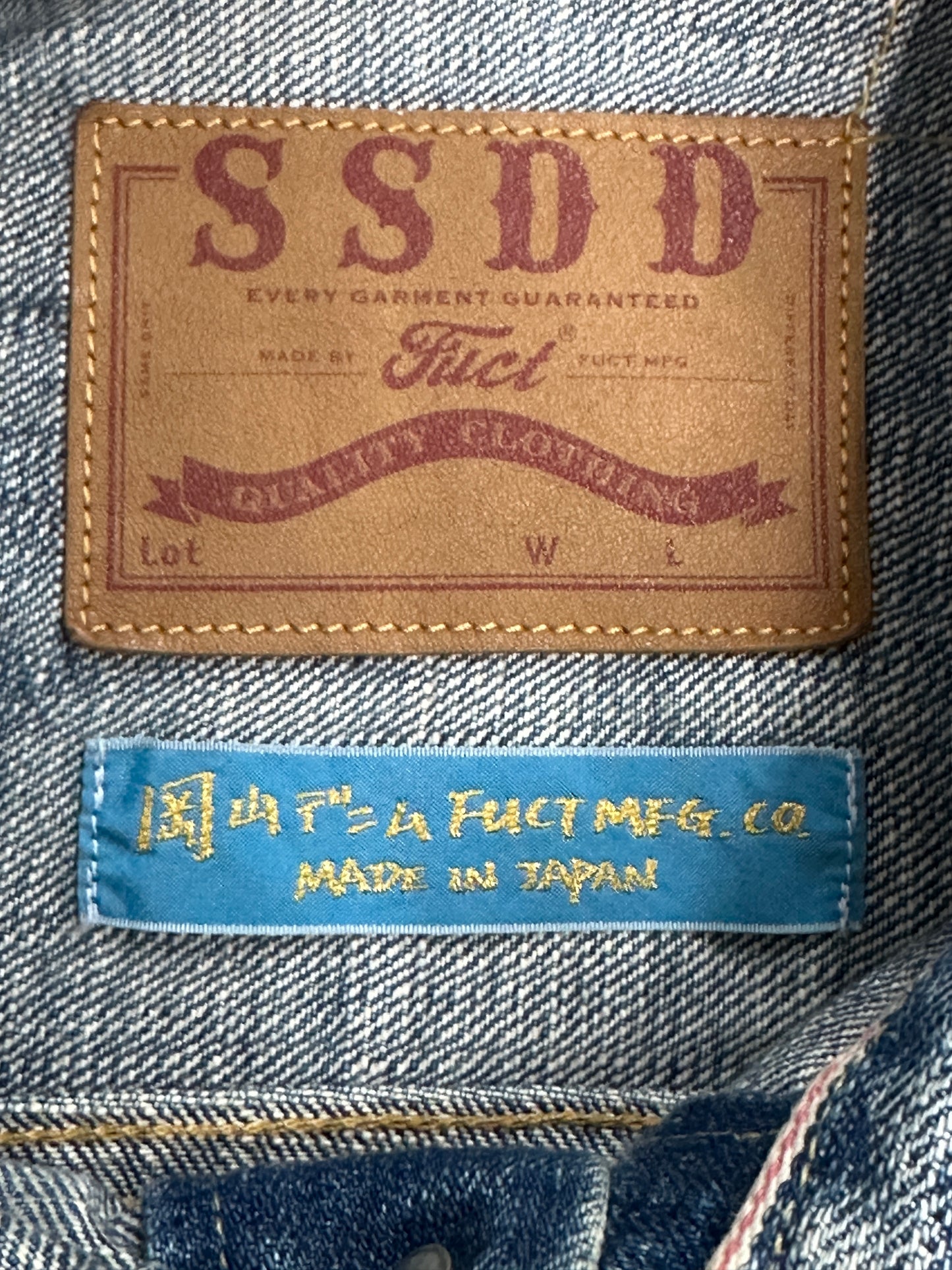 [M] FUCT SSDD Type 1 Denim Jacket