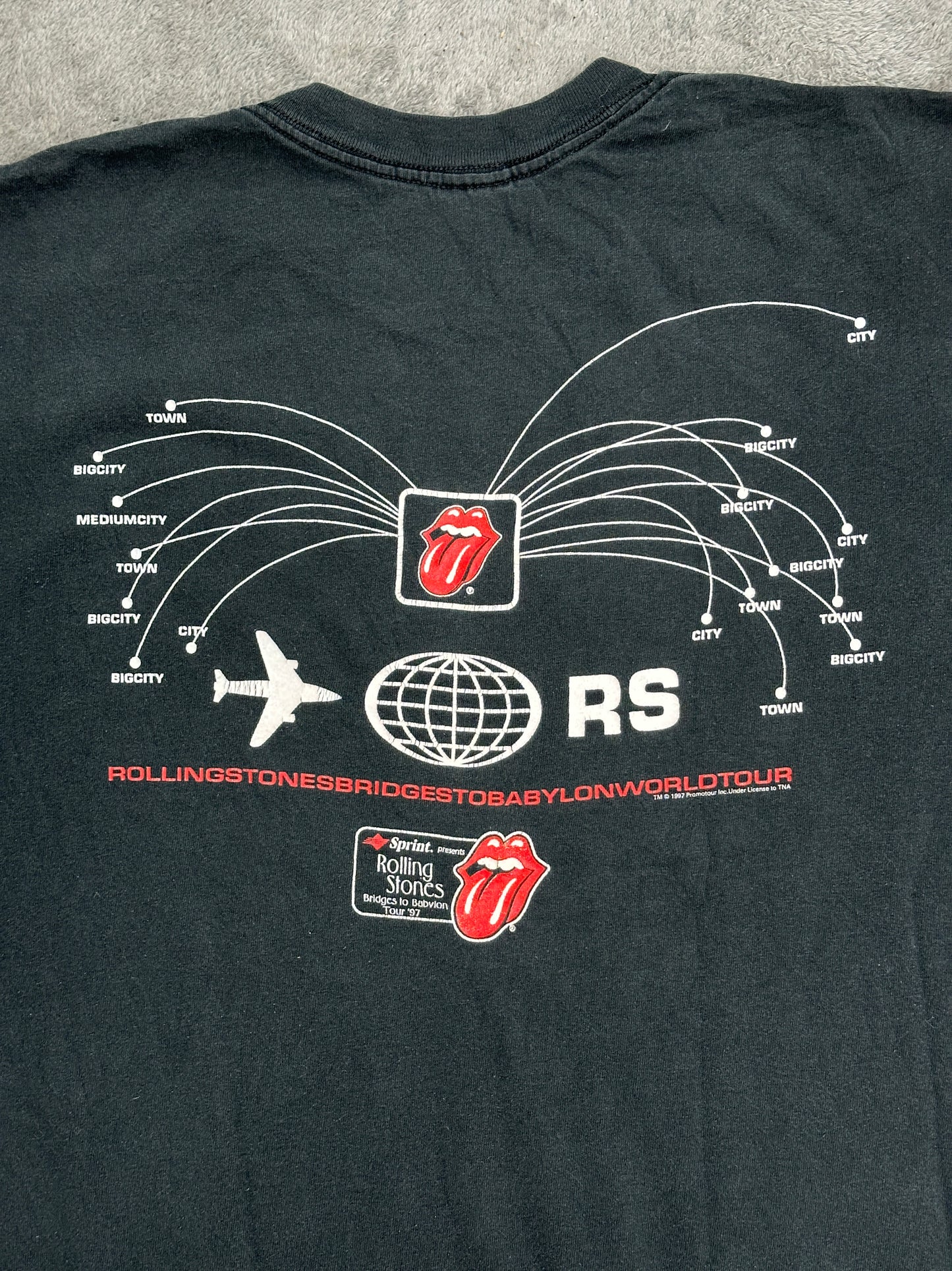 [L] 1997' Rolling Stones Road to Babylon Tour Tee
