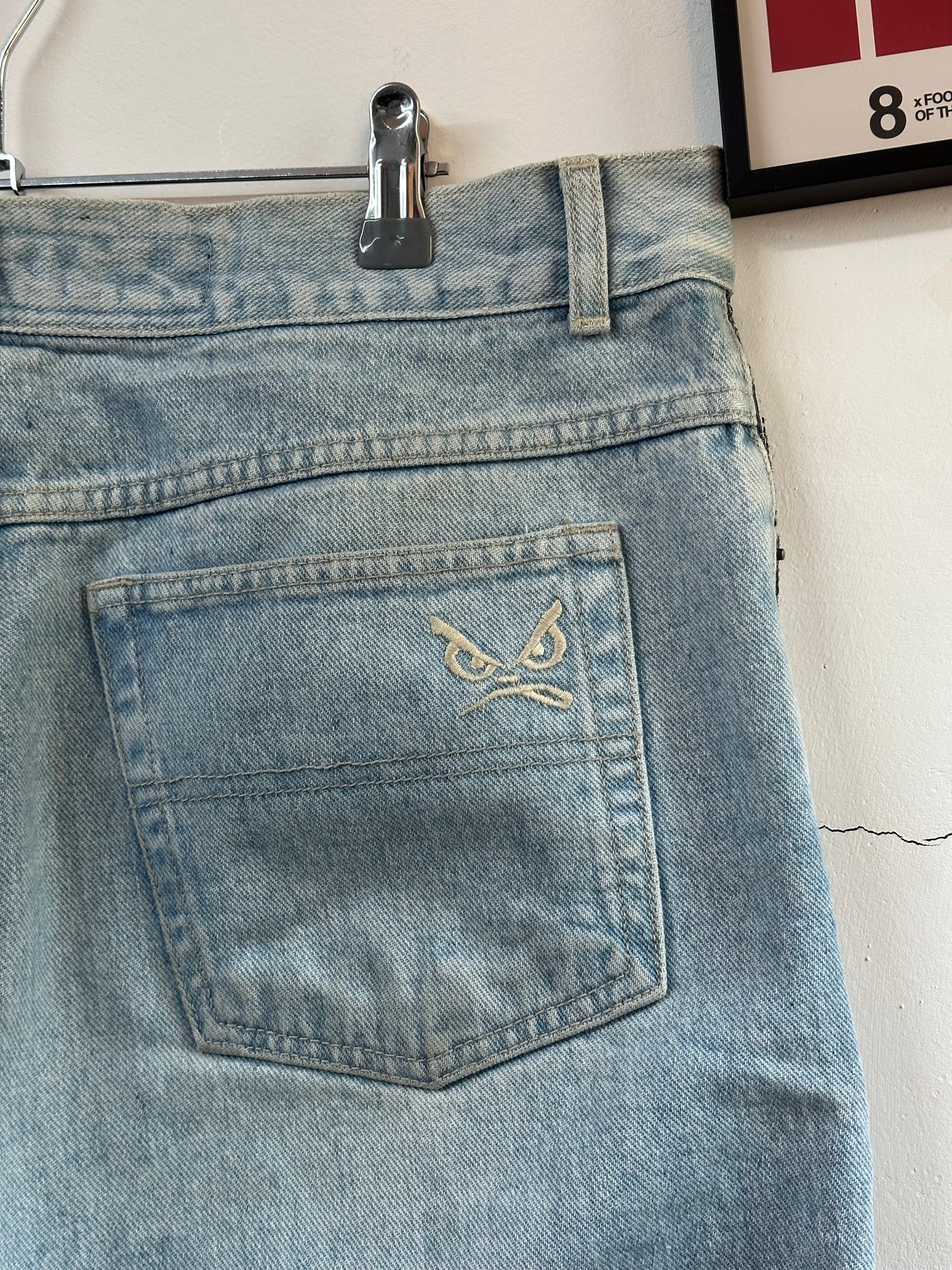 [36] 90s BadBoy Side Taping Denim