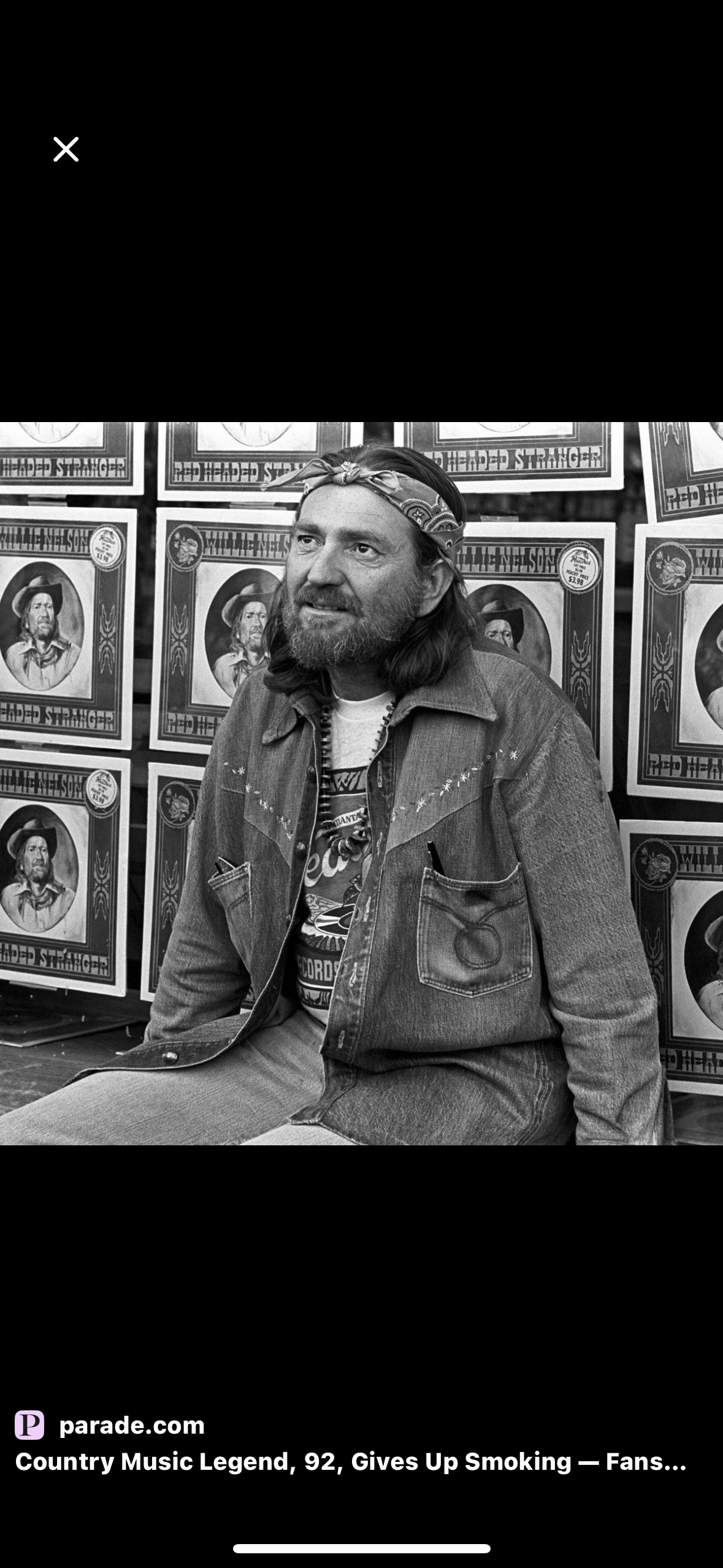 [XL] 00s FUCT Willie Nelson Mugshot Tee
