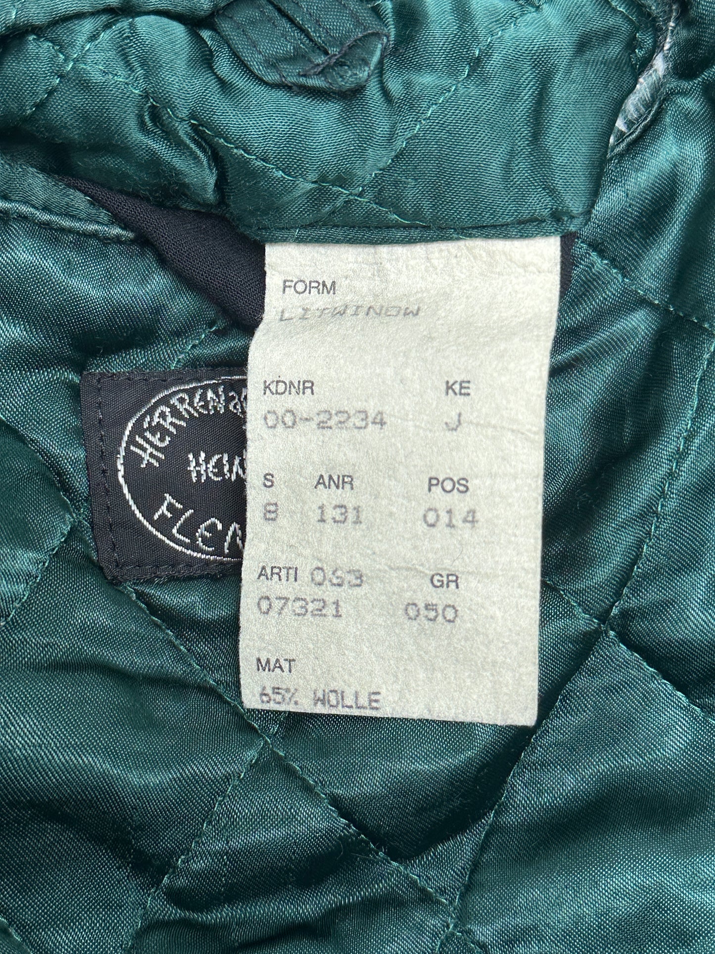 [XL] 80s HUGO BOSS Wool/Cashmere Bomber Jacket