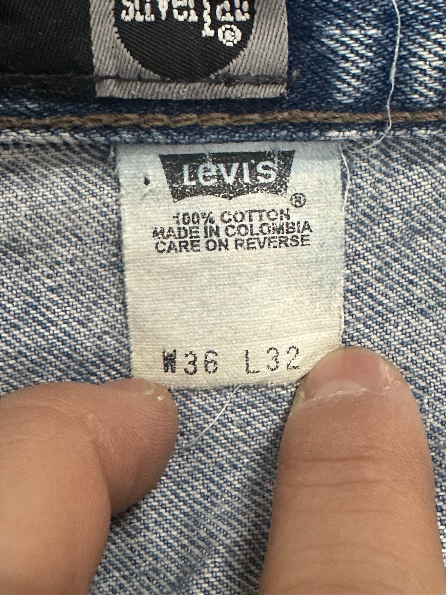 [36x32] 1999' Levi's SilverTab Baggy Denim Pants