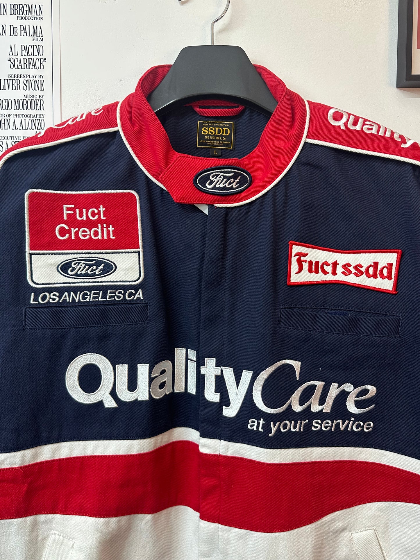 [L] Fuct SSDD Racing Jacket