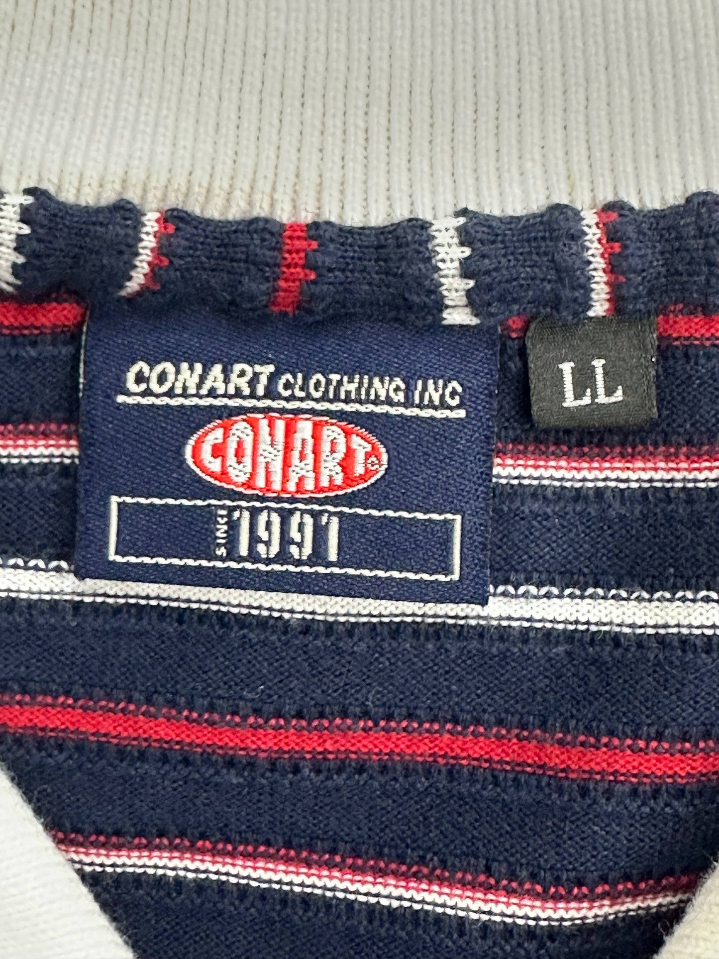 [L] 00s Conart Chronic Knit Half shirt