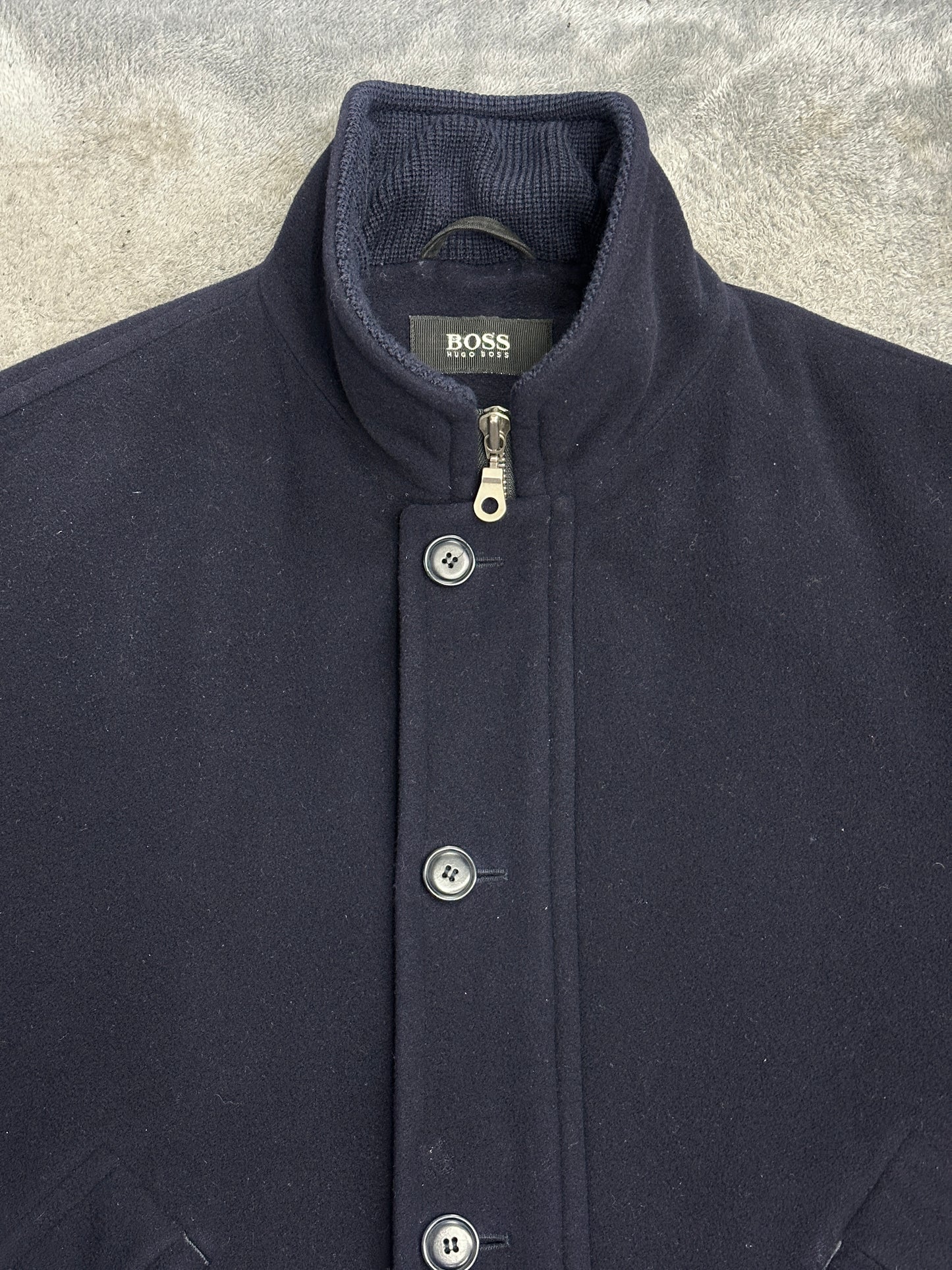 [54] 00s HUGO BOSS Navy Wool Jacket